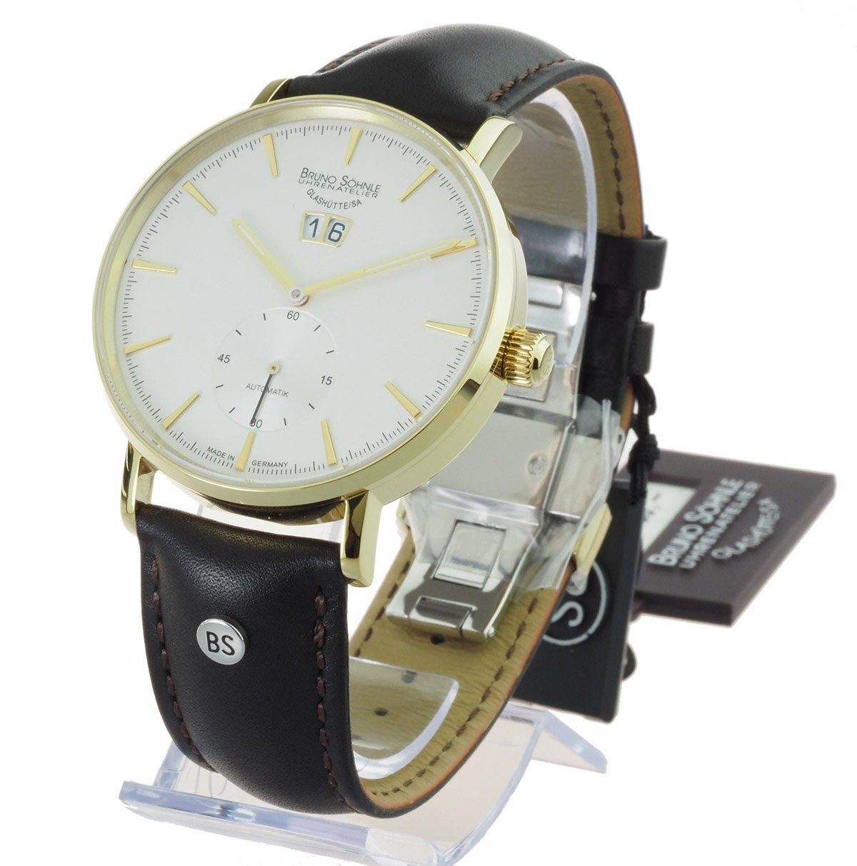 BRUNO SÖHNLE Automatikuhr 17-32219-241 II Neu Uhr Saphirglas Herren München