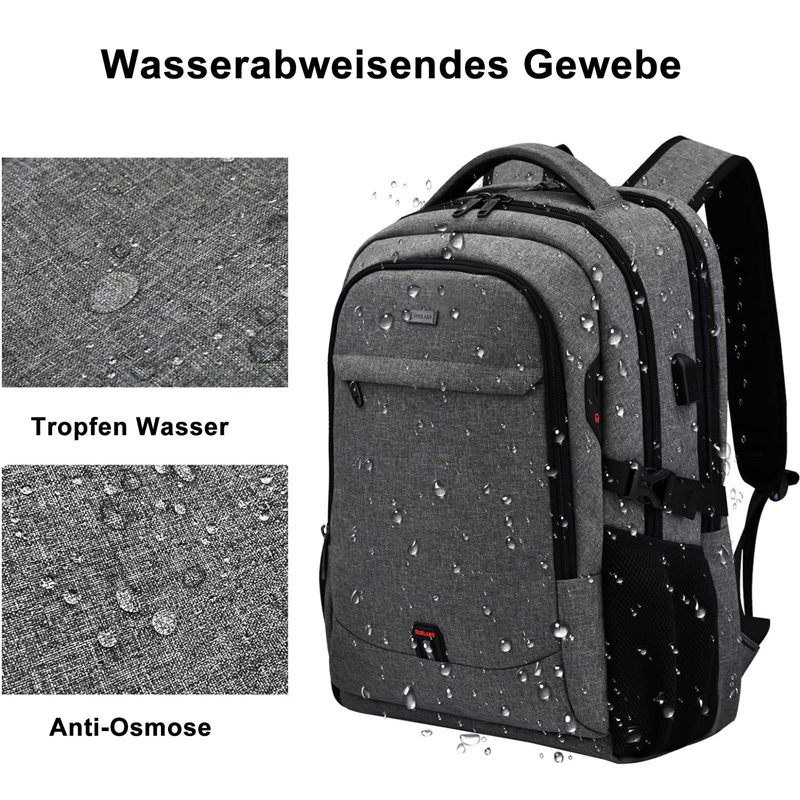 MODFU Laptoprucksack Laptoptasche Schulrucksack Rucksäcke Wasserbeständig günstig online kaufen