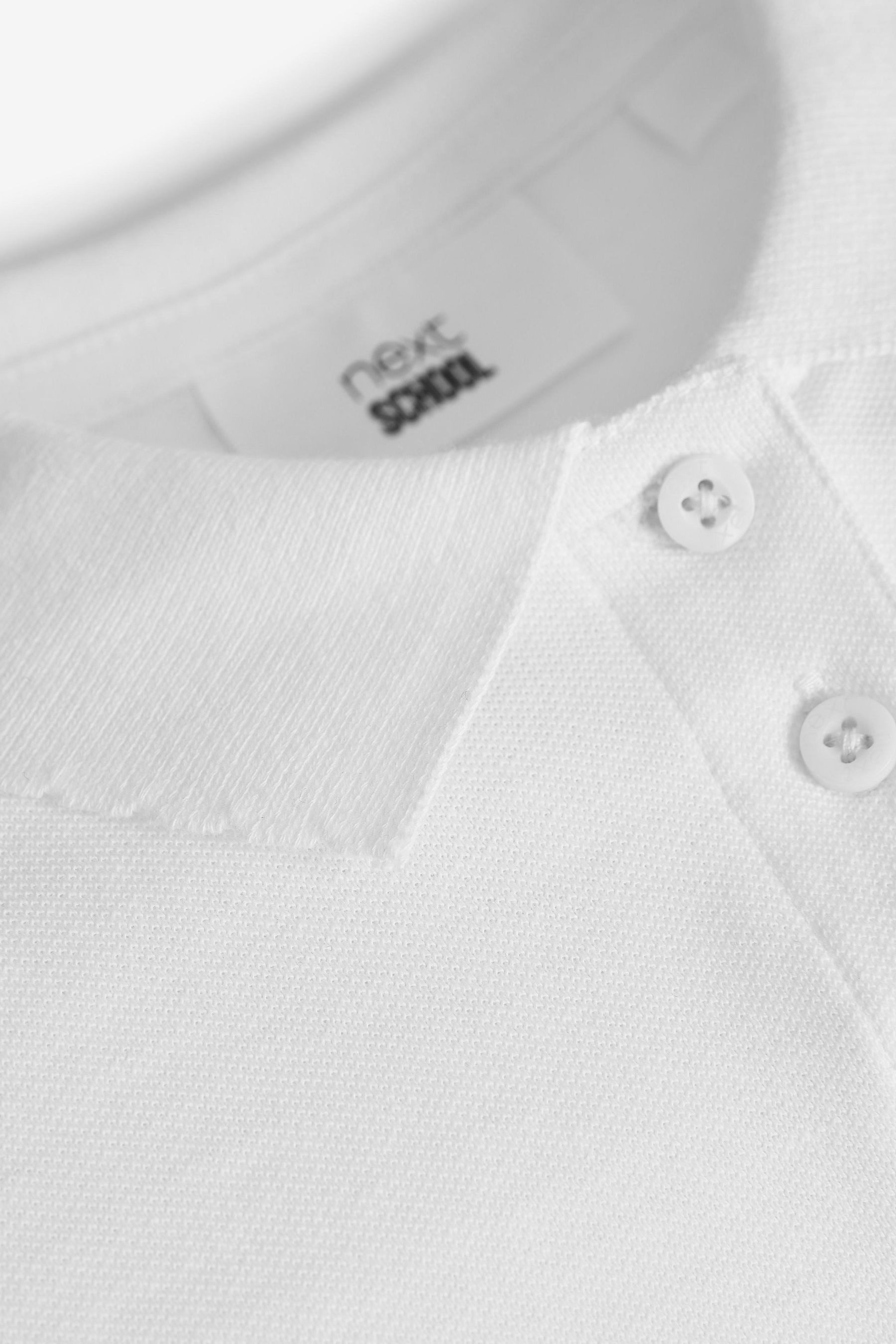 Next Poloshirt 2 Kurzärmelige Polo-Shirts im Slim Fit (3-16 J) (2-tlg)
