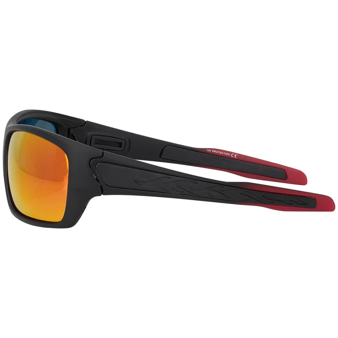 Eyewear (1-St), schwarz, Designer rot Sonnenbrille, blau, BEZLIT Rundglas und Sportbrille grauen mit Linsen Damen