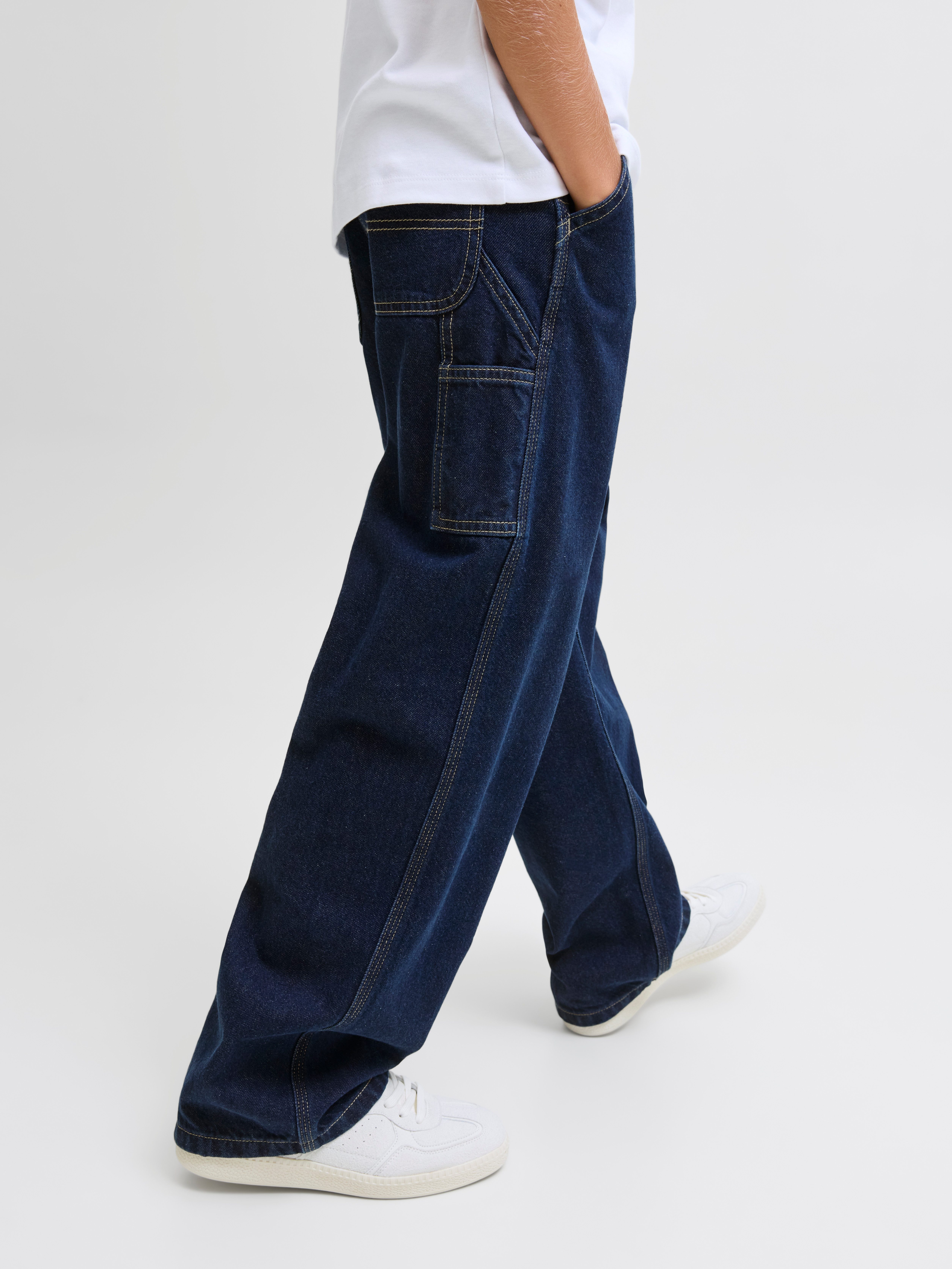 Relax-fit-Jeans JJIALEX JJCARPENTER SQ 202 SN JNR