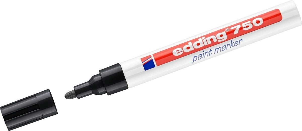 edding Permanentmarker Glanzlack-Marker edding 750 2-4mm schwarz
