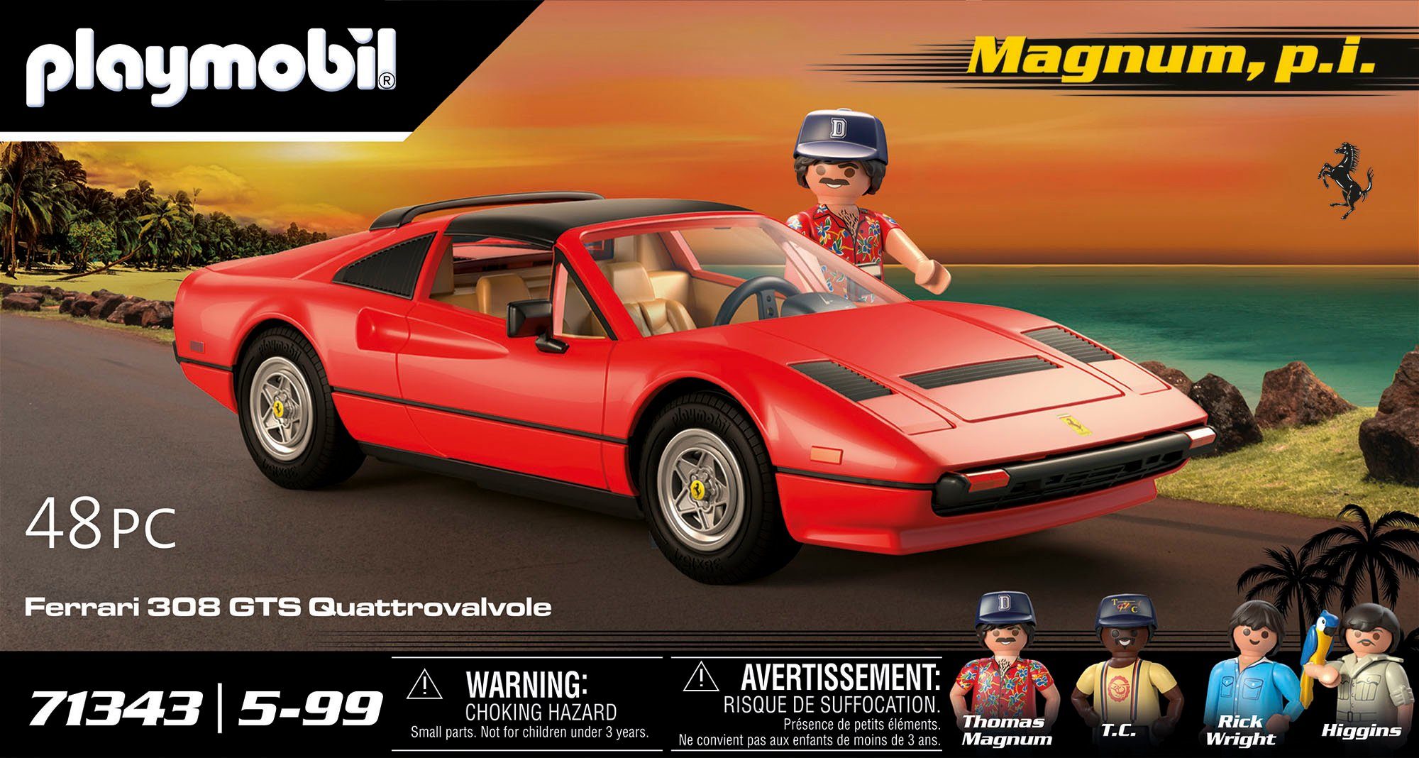 Konstruktions-Spielset Ferrari St), Made (71343), p.i. (48 Playmobil® in GTS 308 Germany Magnum, Quattrovalvole