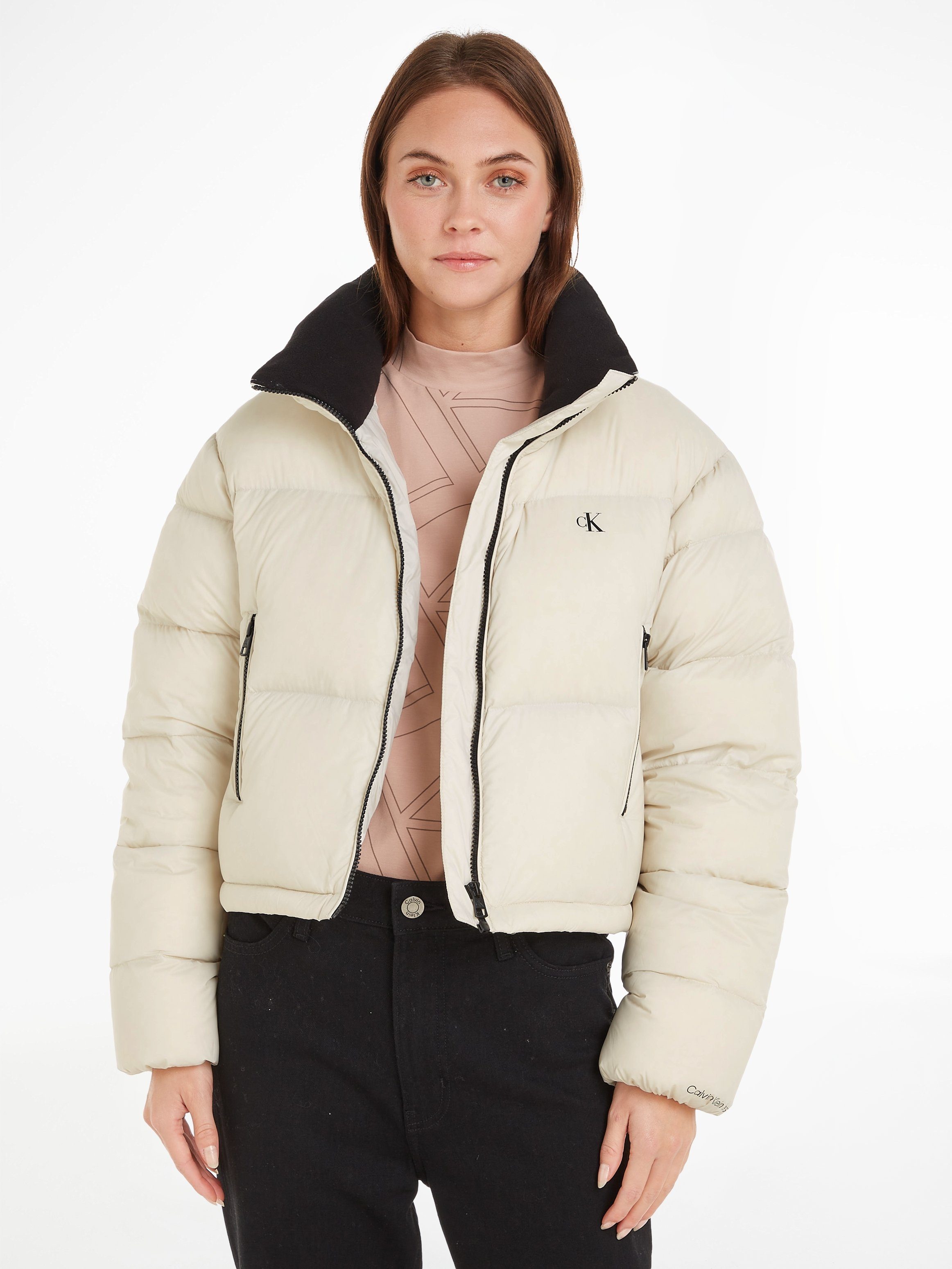 Calvin Klein Jeans Steppjacke MW DOWN CROPPED PUFFER