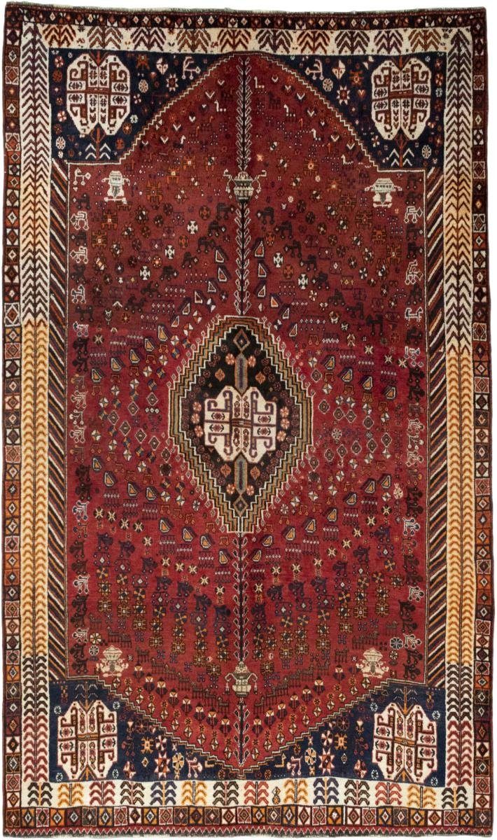 Orientteppich Shiraz 166x277 Handgeknüpfter Orientteppich / Perserteppich, Nain Trading, rechteckig, Höhe: 10 mm