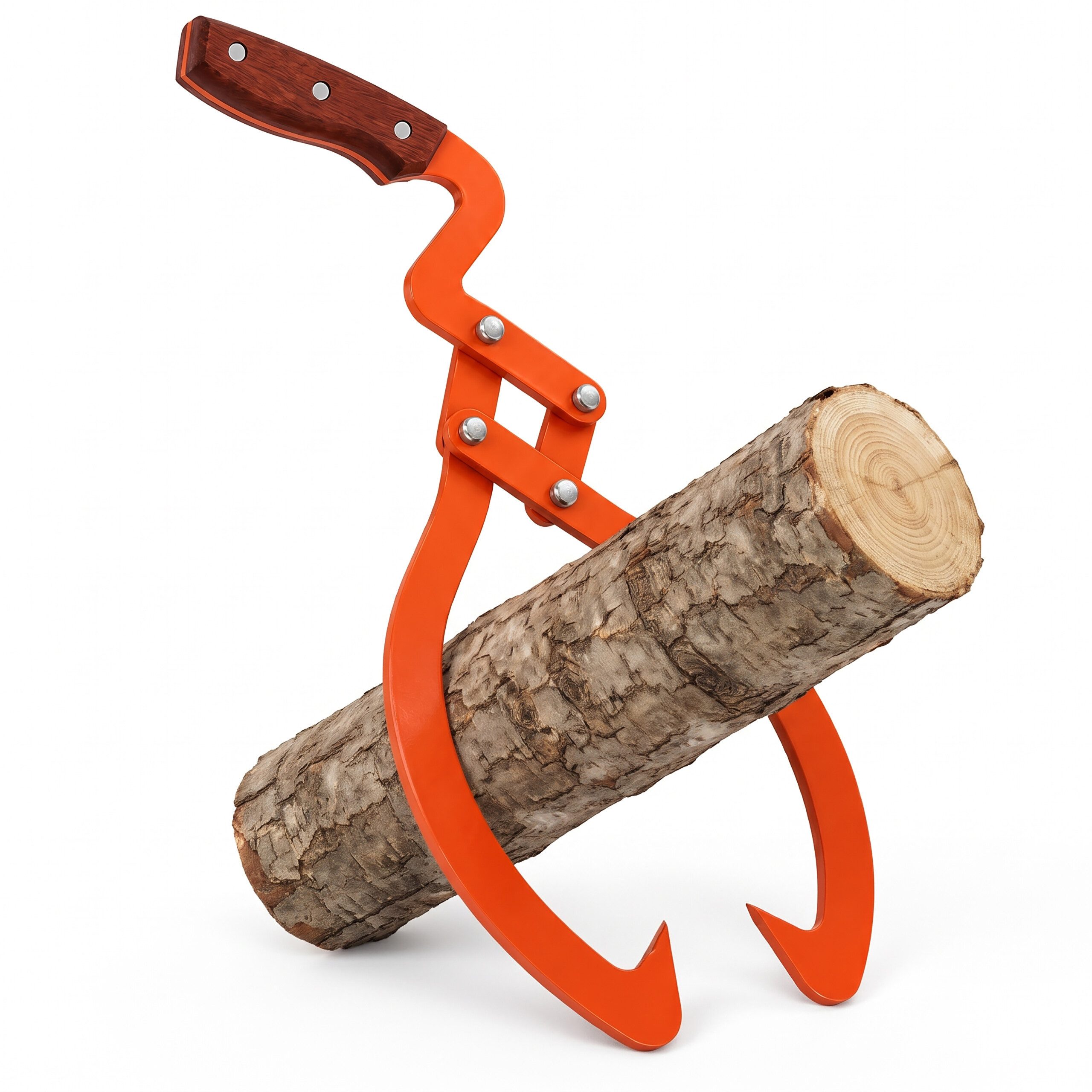 relaxdays Handpackzange Forstzange mit Holzgriff, max. 50 kg Traglast, Öffnungsweite max. 33 cm, 1-tlg.], bis 33 cm