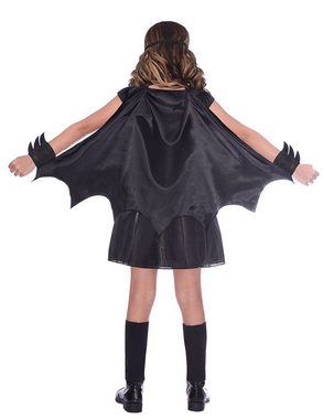 Amscan Kostüm Batgirl Kostüm für Mädchen - Schwarz, DC Super Heroes Kinderkostüm