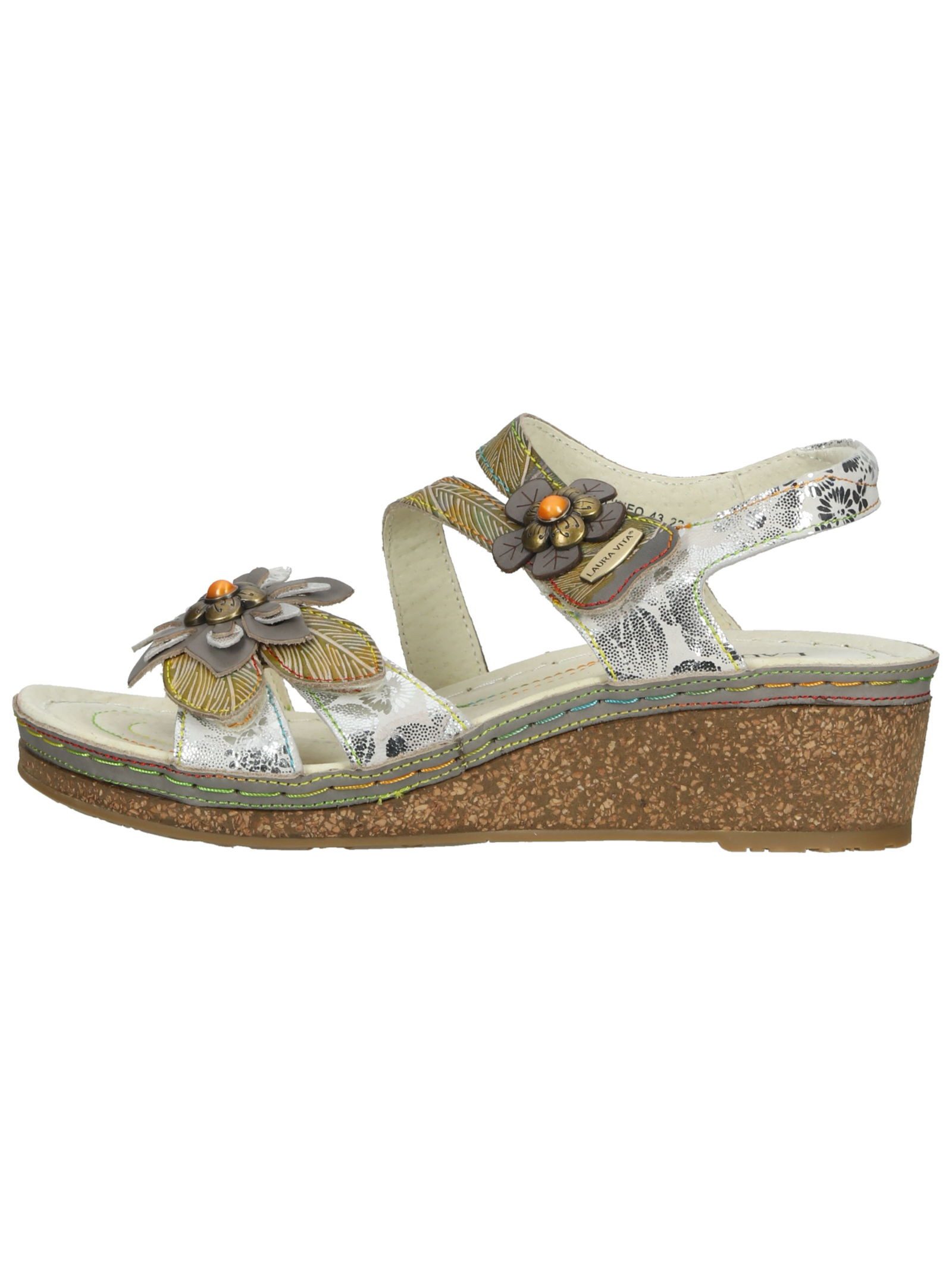 LAURA VITA Sandalen Leder Keilsandalette günstig online kaufen