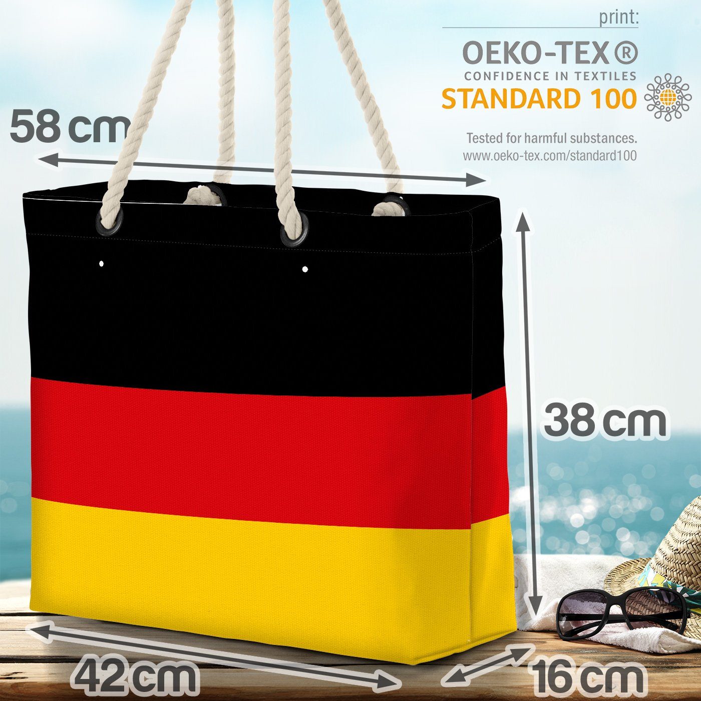 Deutschland VOID (1-tlg), Länderflagge WM Strandtasche Flagge EM