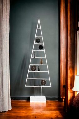my home Dekobaum Maischa, Weihnachtsdeko aus Metall (Set, 2 St), Weihnachtsbaum zum individuellen Dekorieren