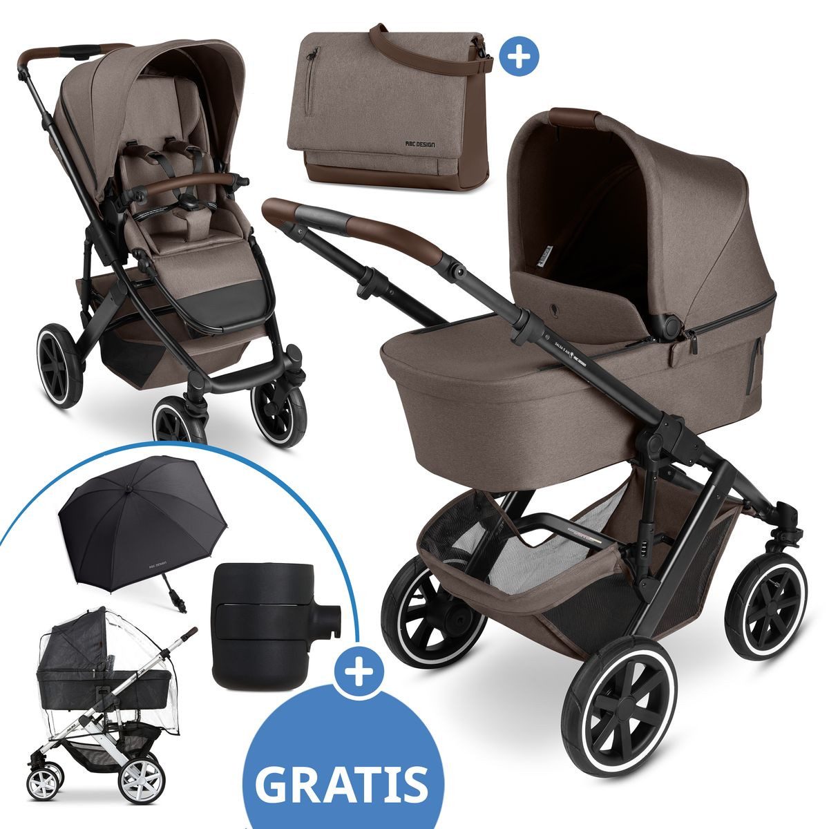 Kombi-Kinderwagen Salsa 5 Air - Pure - Nature