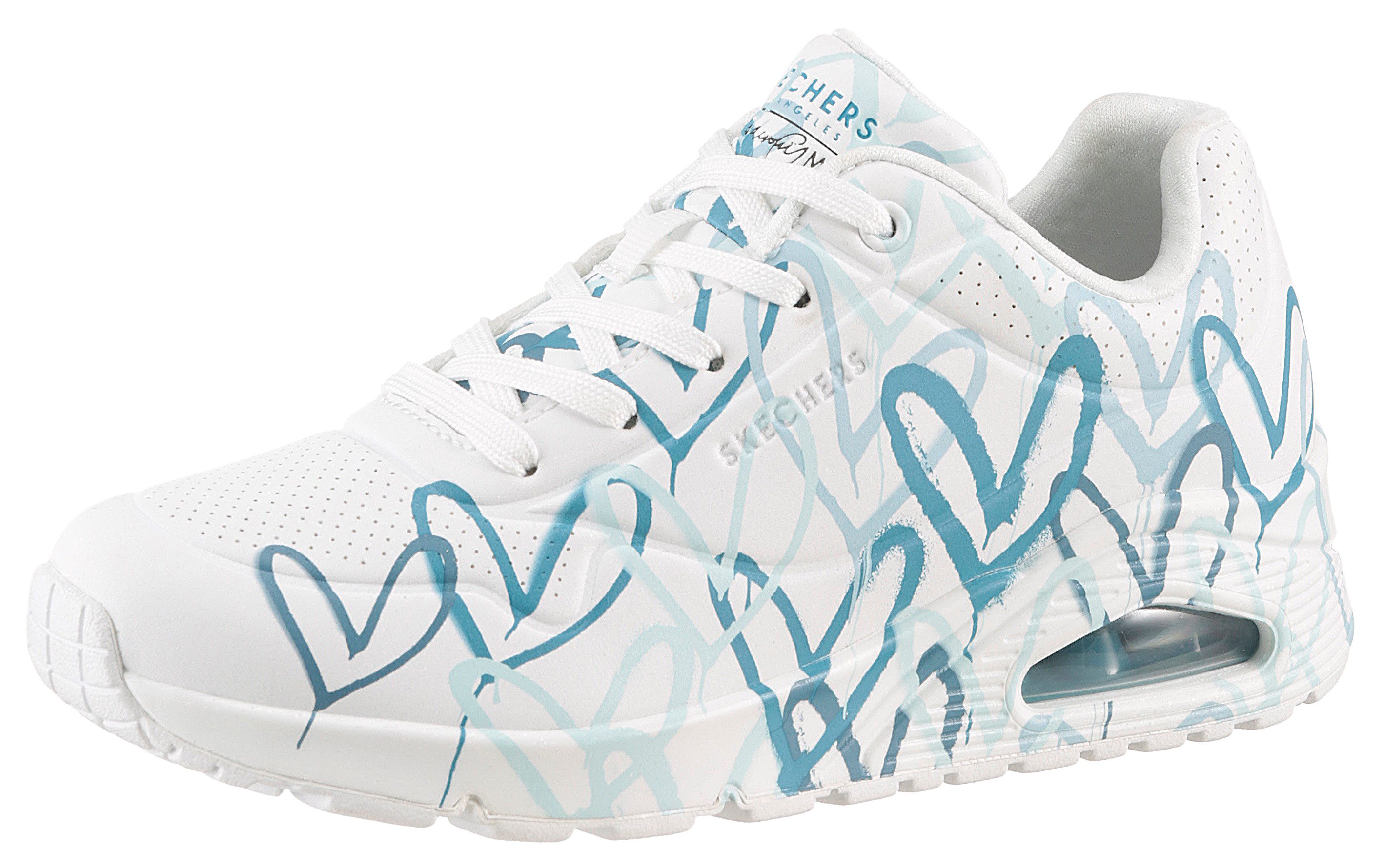 Skechers UNO-SPREAD THE LOVE Wedgesneaker Freizeitschuh, Halbschuh, Schnürs günstig online kaufen