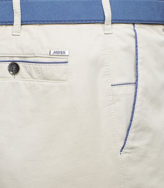 MEYER Regular-fit-Jeans Pima Cotton Chino Modell NEW YORK mit Sicherheitstasche im linken Taschenbeutel