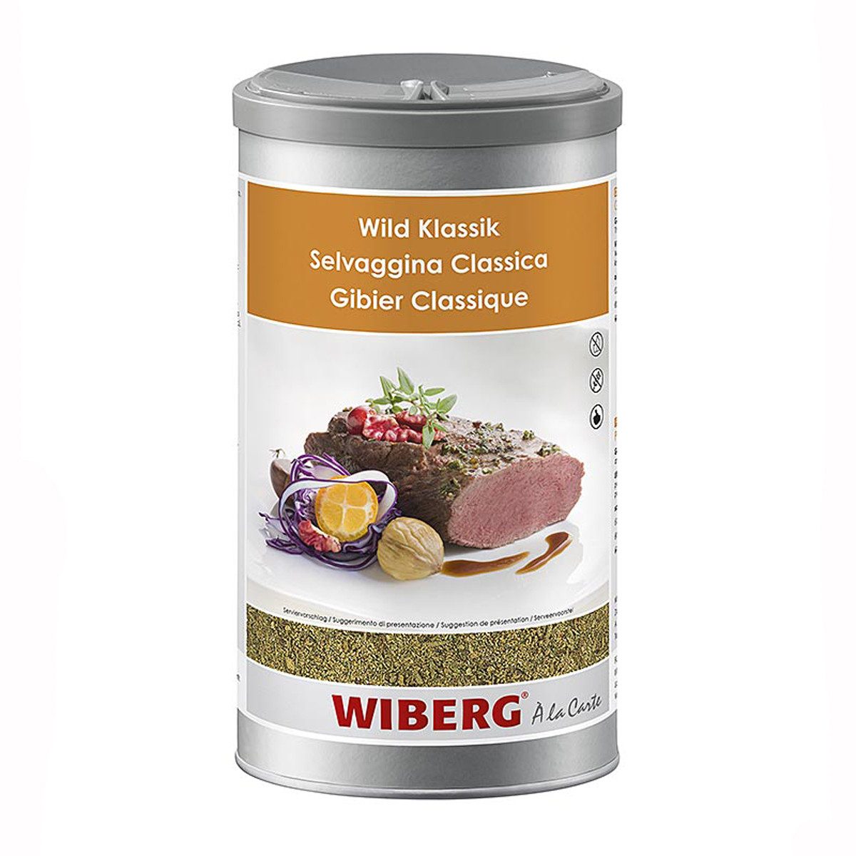 WIBERG Gewürz, Wiberg Wild Klassik Gewürzzubereitung im Aromatresor Dose 480g