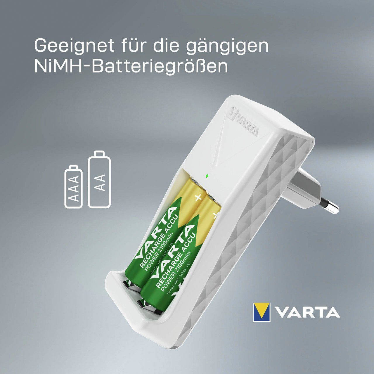 Mini (385 VARTA mA, Charger 1-tlg) Batterie-Ladegerät