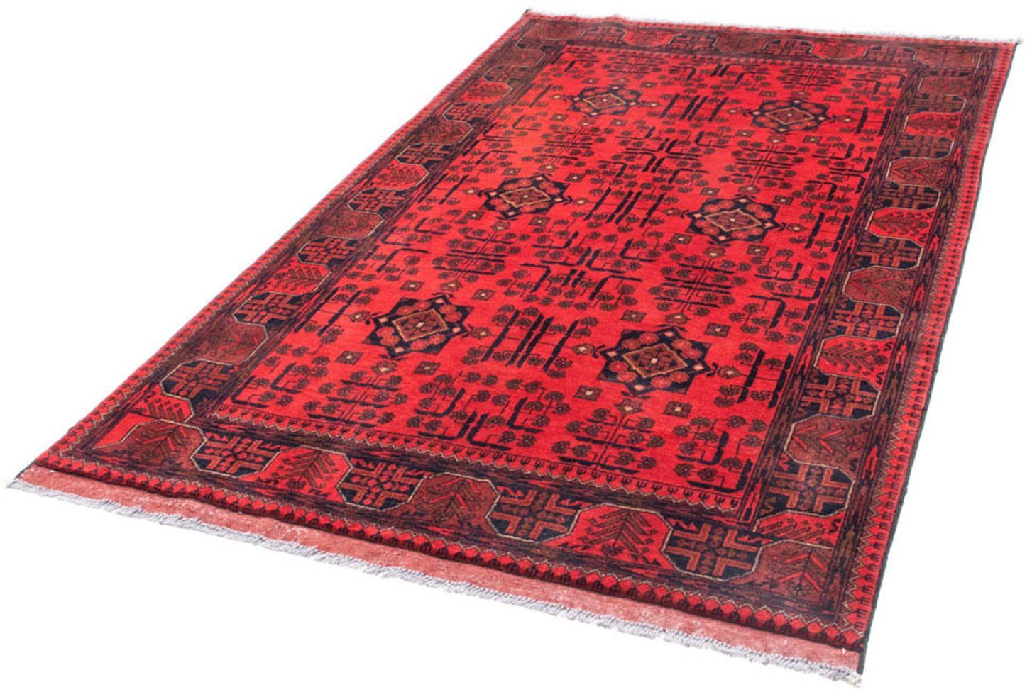 Wollteppich Khal Mohammadi 7 cm, morgenland, Höhe: mm, Rosso 128 Durchgemustert Handgeknüpft x 195 rechteckig