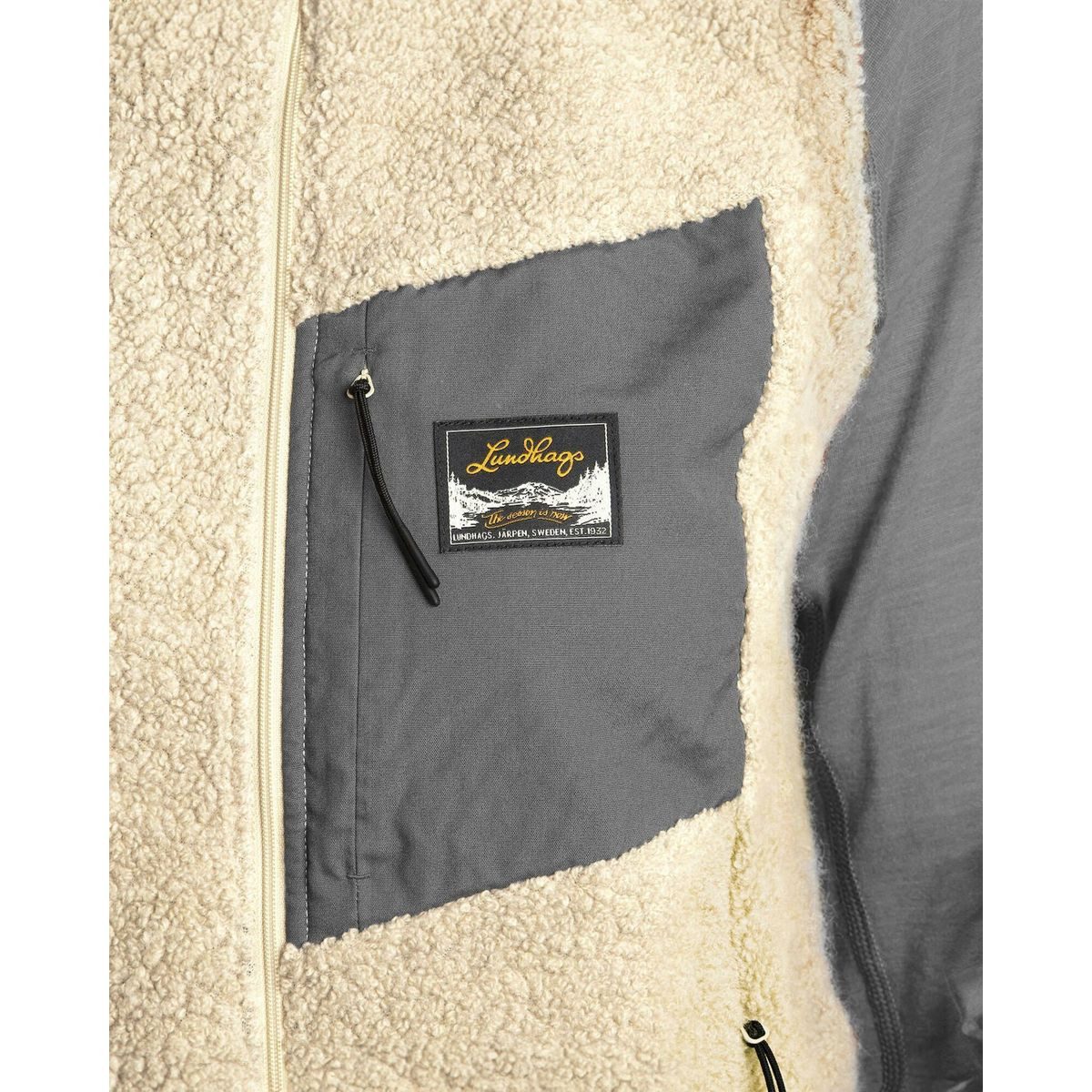 Lundhags Funktionsweste Flok Wool Ms Pile Vest Hochwertige Herrenweste mit Merinowolle für Wärme, schnelltrocknend
