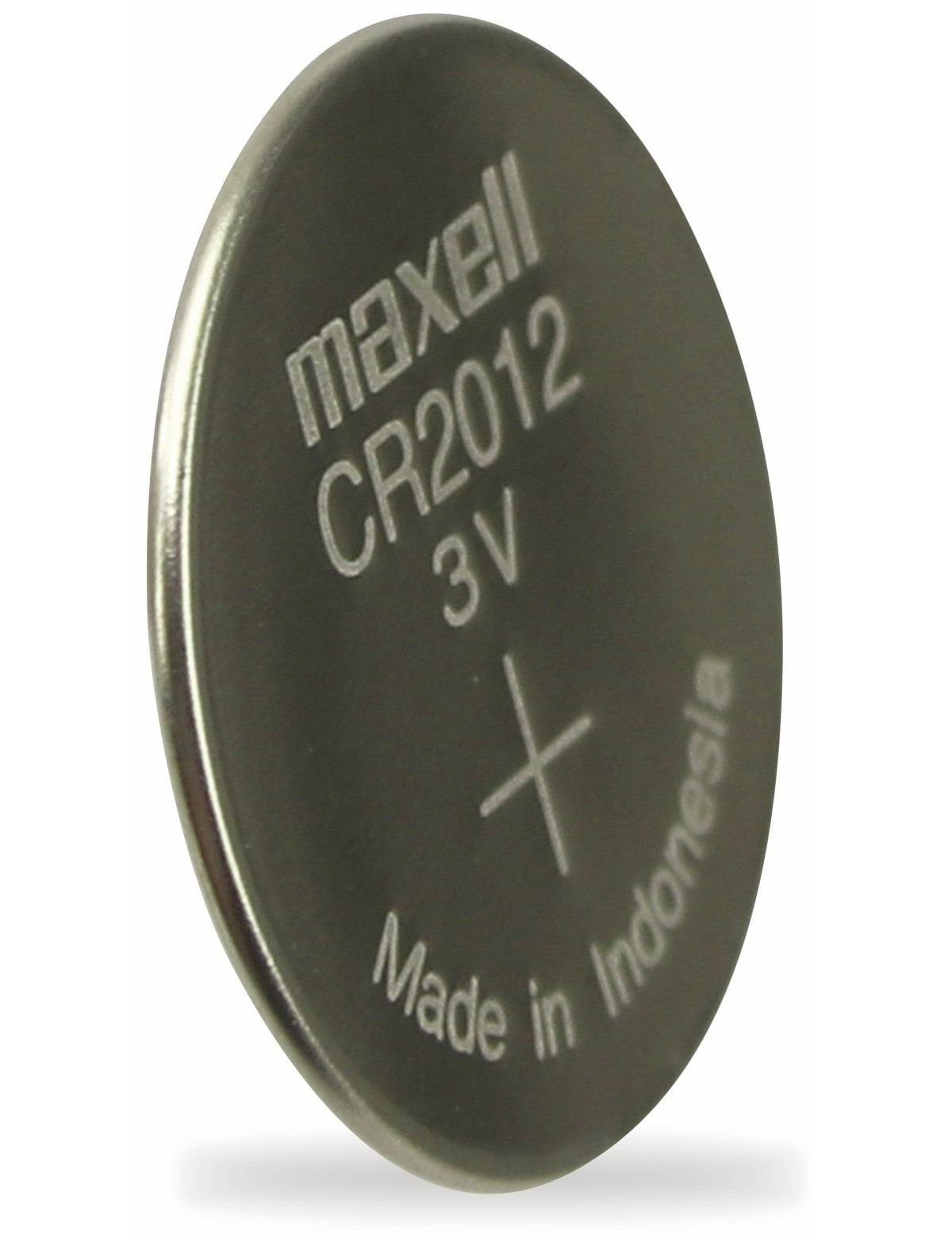 Maxell MAXELL 1 3 50 Knopfzelle mAh, Knopfzelle Lithium, CR2012, V