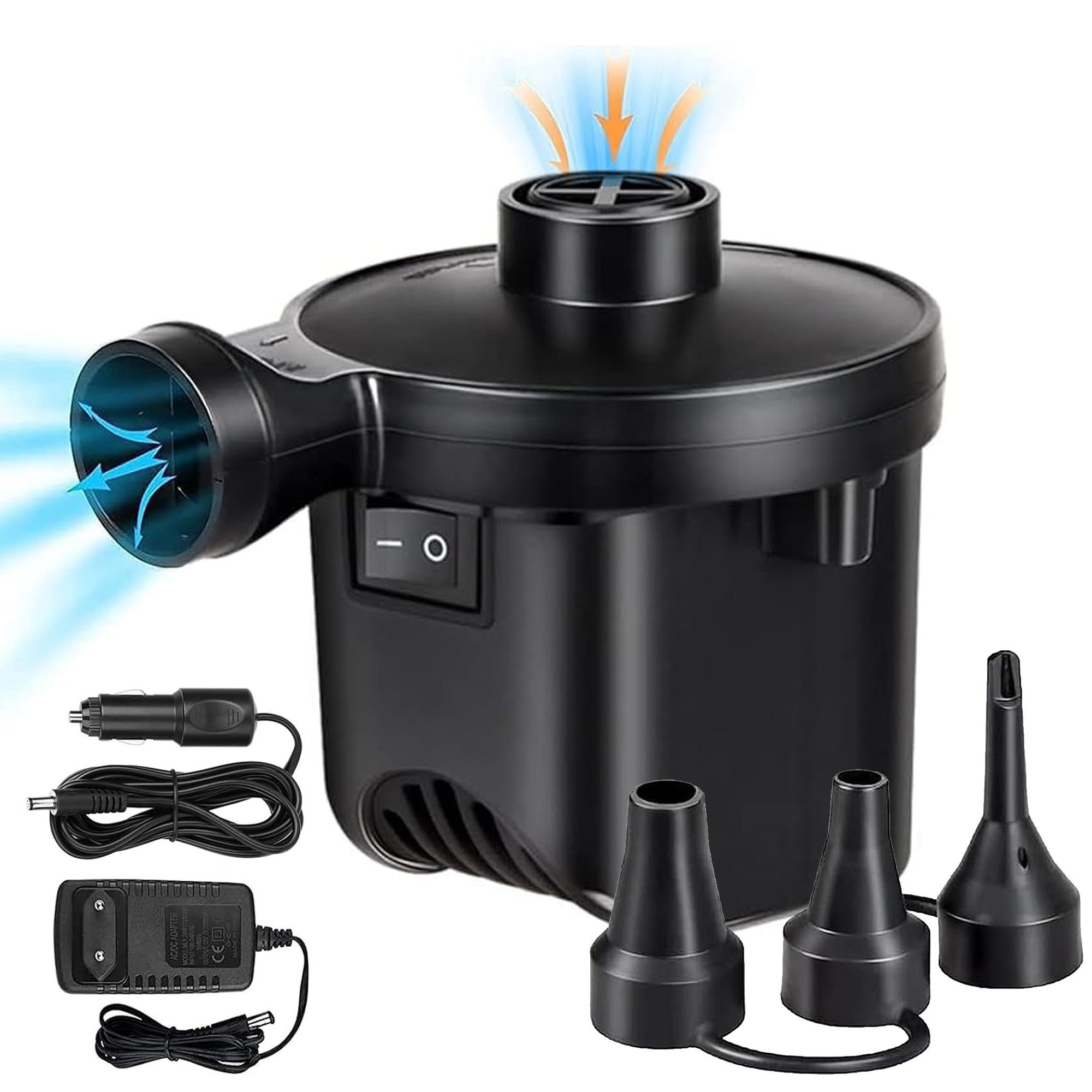 Luftpumpe Elektrische Luftpumpe für Luftmatratze Pumpe Tragbare Schnellfüllpumpe
