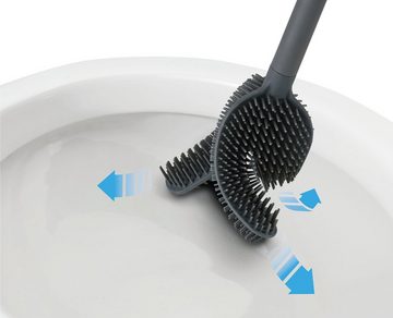 Joseph Joseph WC-Reinigungsbürste Flex 360 Luxe Advanced, mit Edelstahloberfläche