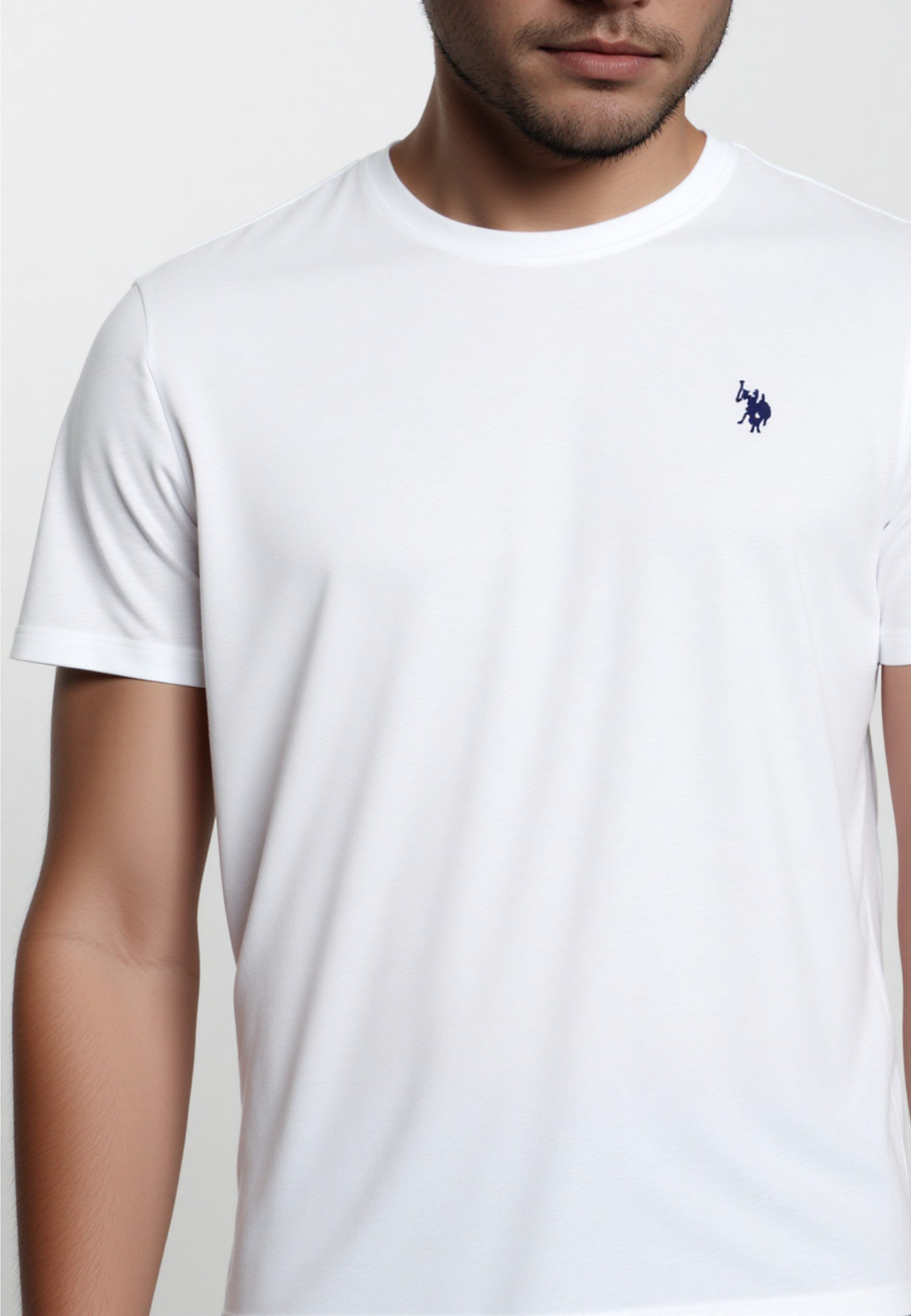 U.S. Polo Assn. T-Shirt T-Shirt 3 Pack Kurzarmshirt (3-tlg., 3)