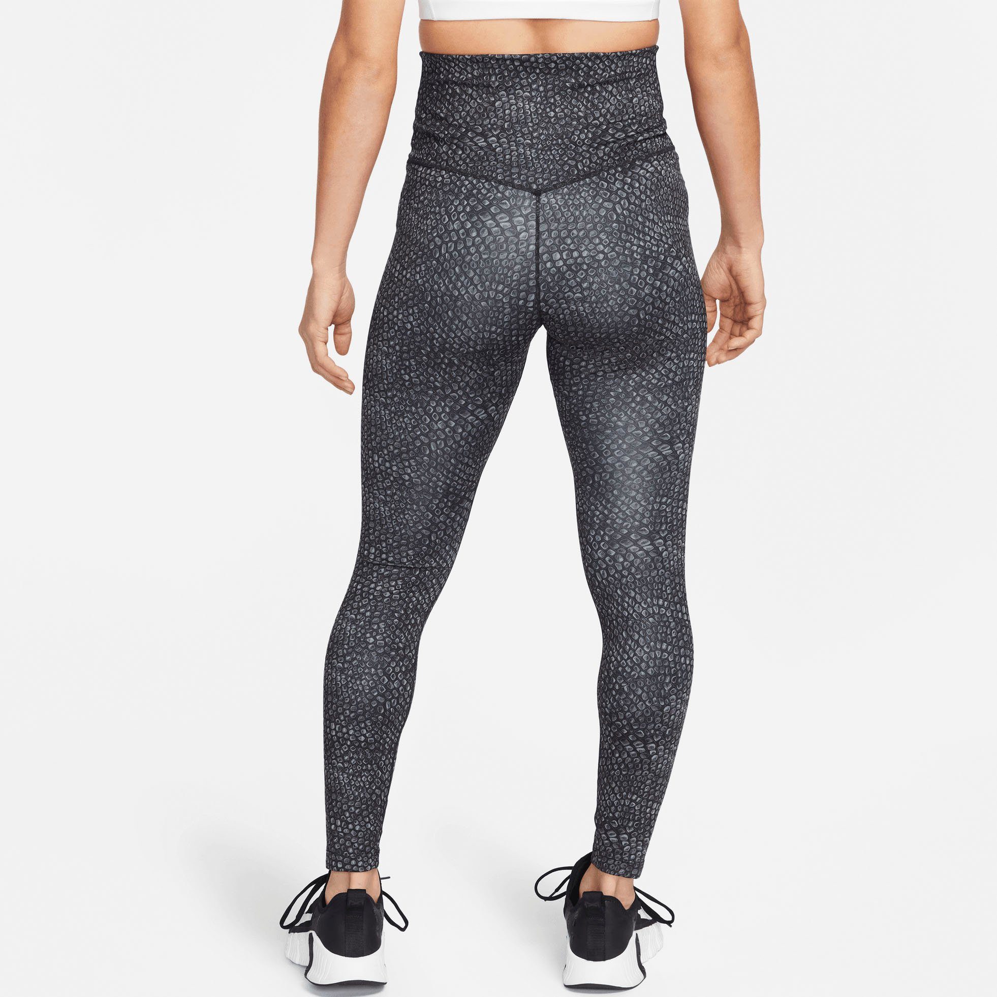 One / Trainingstights Leggings High-Rise Dri-FIT Women's All-Over-Print Nike