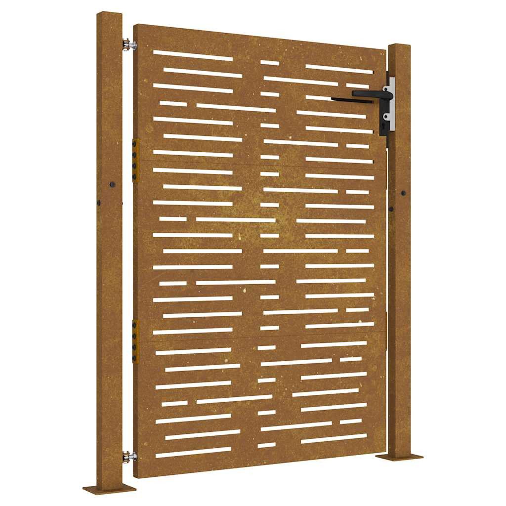vidaXL Gartentor Gartentor 105x130 cm Cortenstahl günstig online kaufen