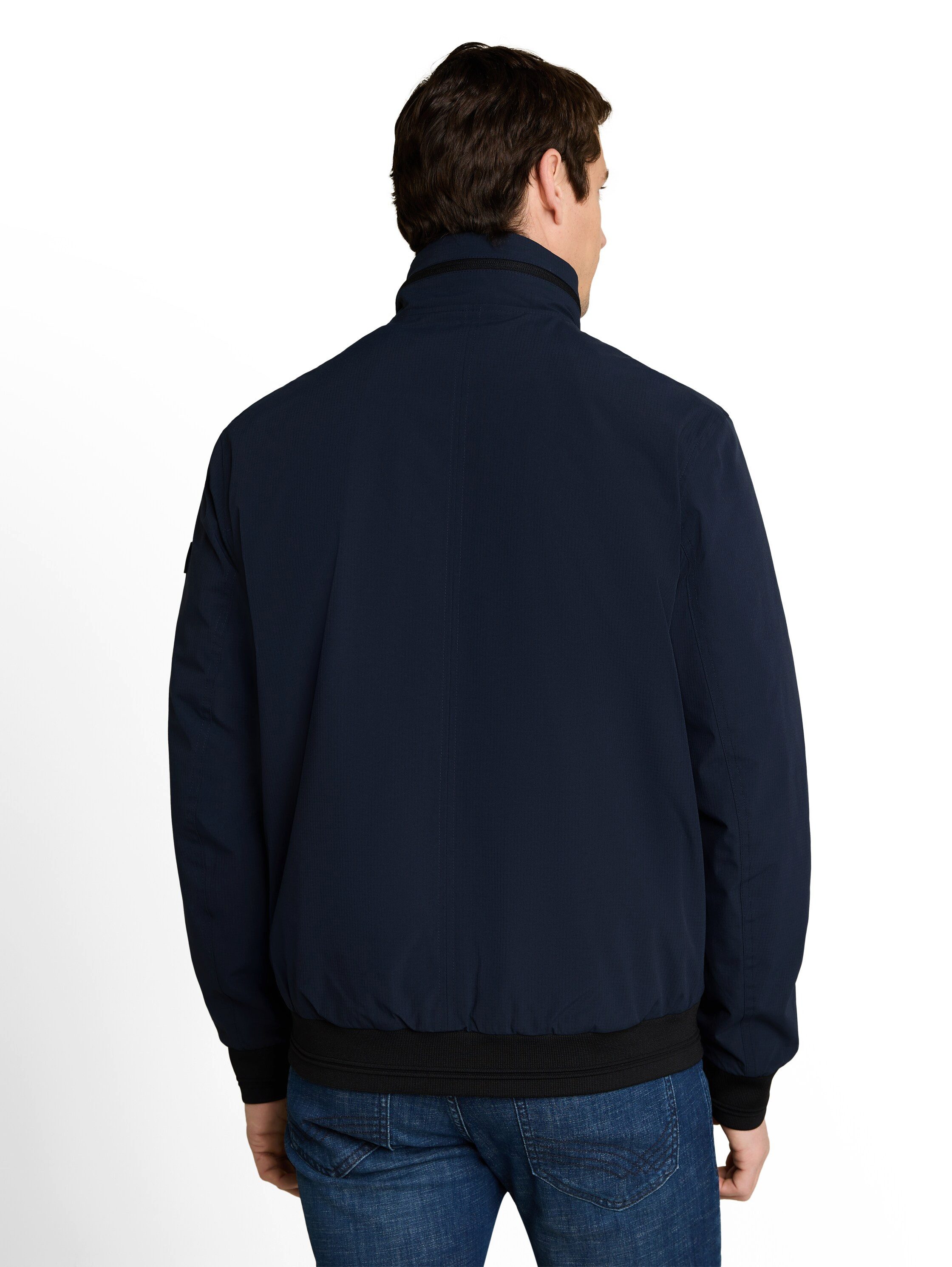 TOM TAILOR Blouson Sweatjacke mit Reißverschluss