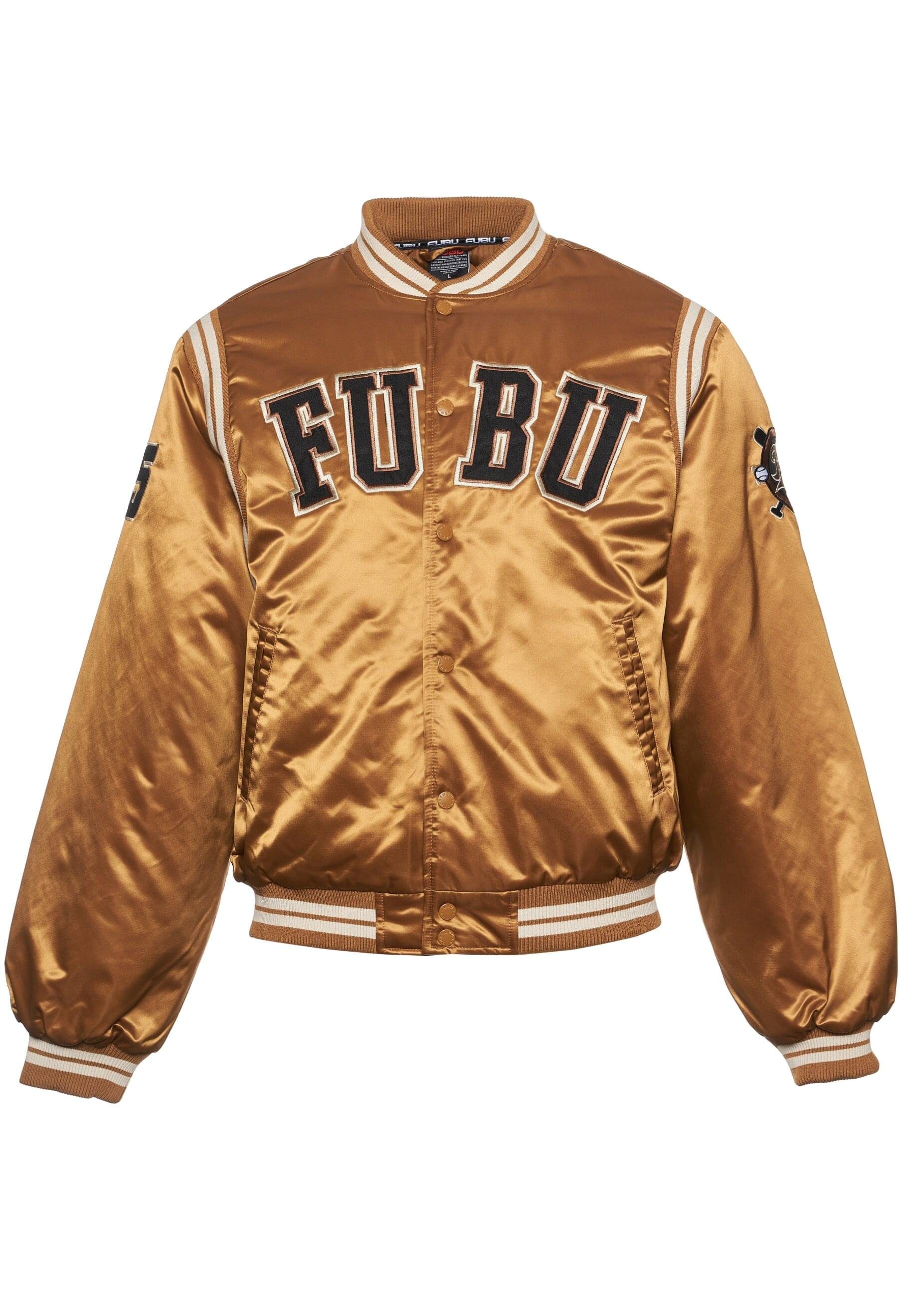 Collegejacke Fubu Herren FM233-001-1 FUBU College Satin Varsity Jacket
