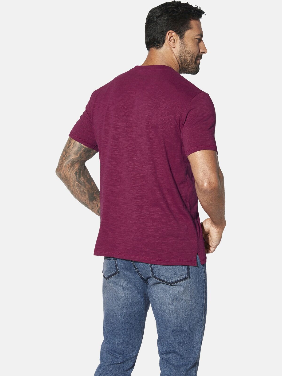 Jan Vanderstorm T-Shirt BALJAN mit 3D-Aufdruck