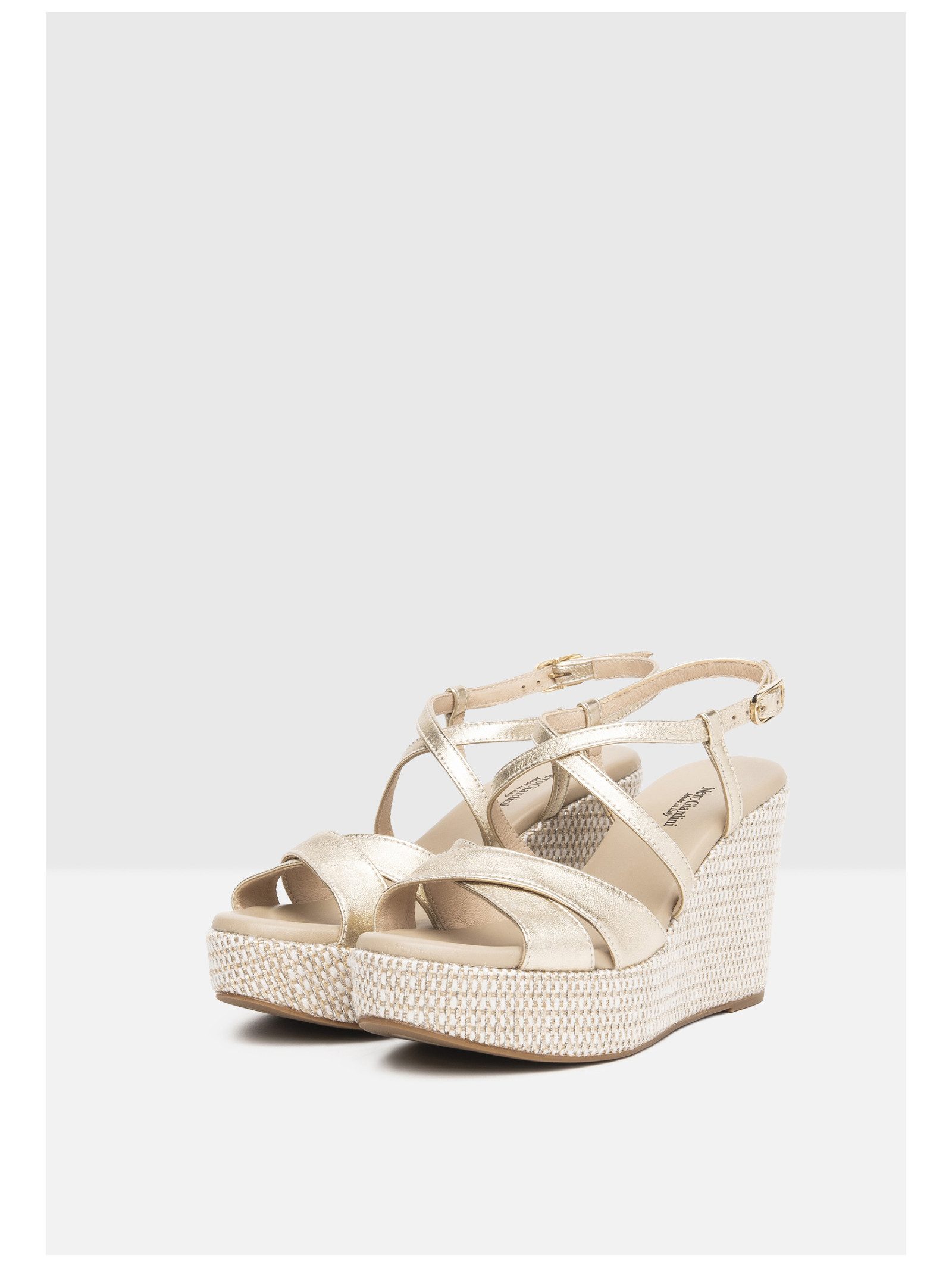 Nero Giardini Nero Giardini Sandalen Leder Keilsandalette