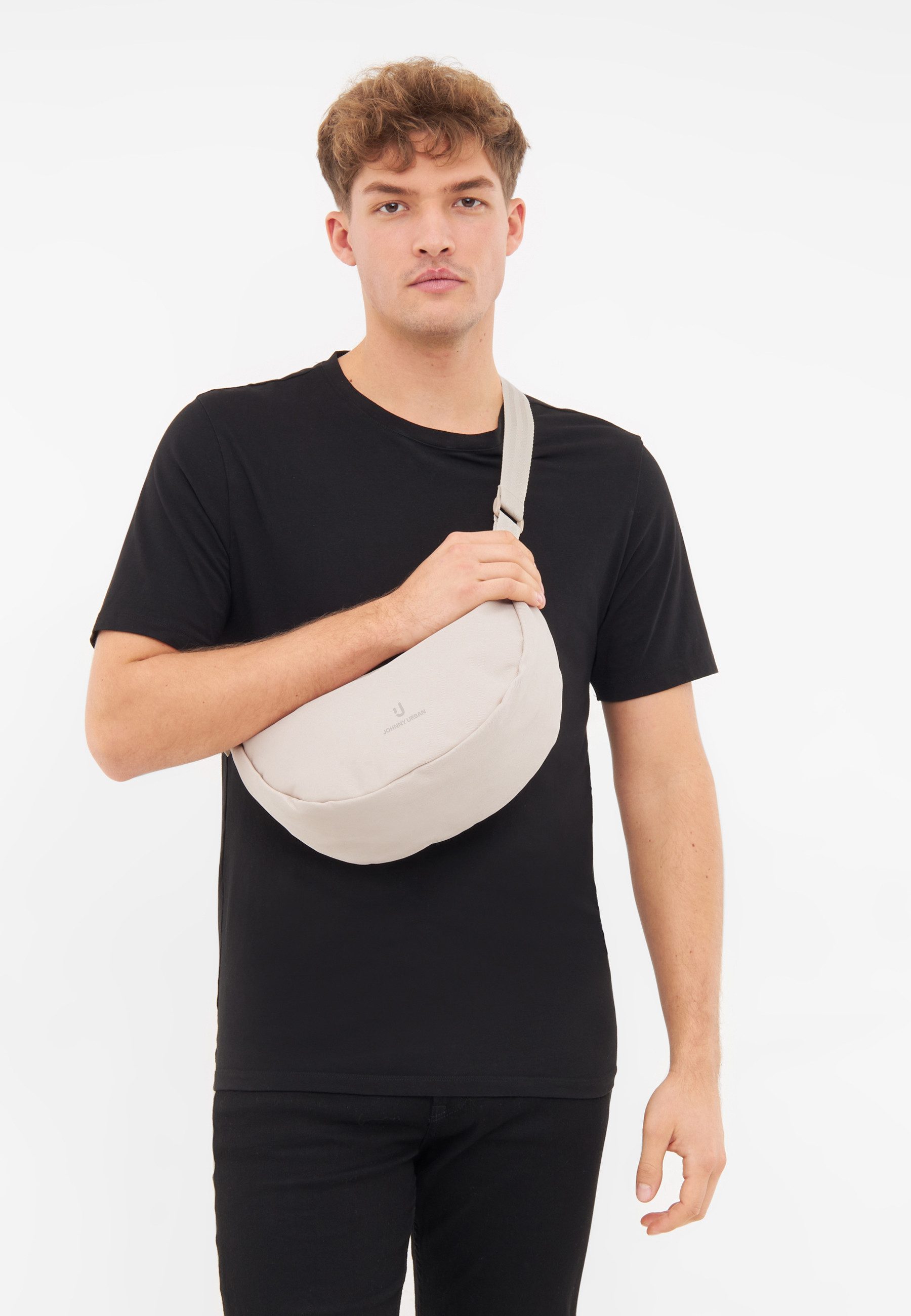 Johnny Urban Umhängetasche Ally Medium Half Moon Bag, Stylische Crossbody Bag in Halbmond Form, Wasserabweisend – Bild 3 von 5