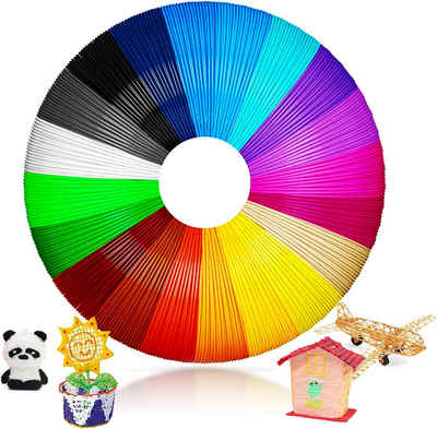 HEYHIPPO 3D-Drucker-Stift 3D Stift Filament PLA 20 Farben 1.75 mm für Mehrheit 3D Druck Stift