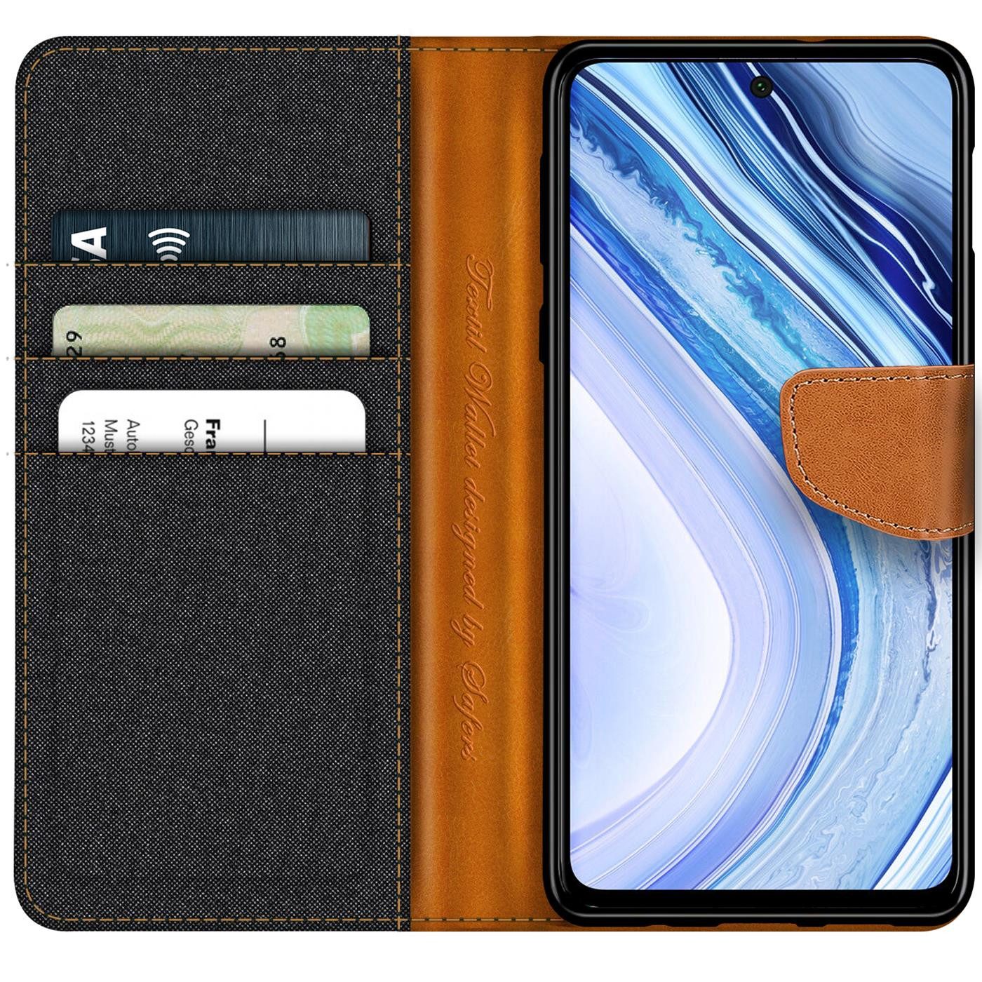 CoolGadget Handyhülle Flip Case Wallet Cover Book Tasche für Xiaomi Redmi Note 10 Pro 6,67 Zoll, Handy Tasche mit Kartenfach Book Schutzhülle