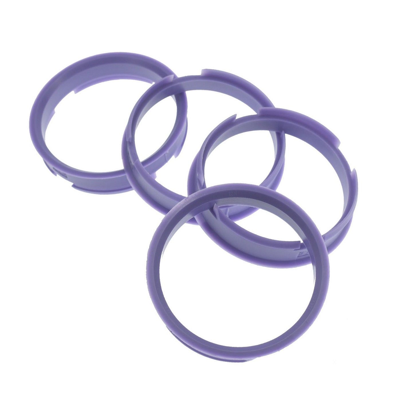 RKC Reifenstift 4X Zentrierringe lila Felgen Ringe Made in Germany, Maße: 72,6 x 66,1 mm