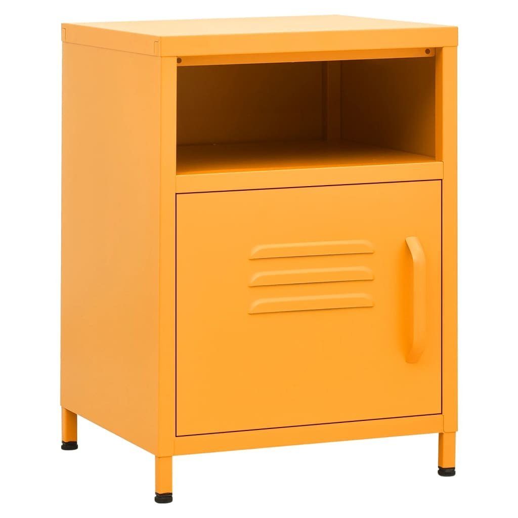 vidaXL Nachttisch Nachttisch Senfgelb 35x35x51 cm günstig online kaufen