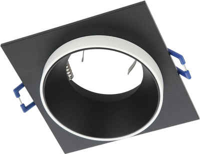 EGLO Deckenleuchte CAROSSO, Leuchtmittel wechselbar, ohne Leuchtmittel, Deckenleuchte in schwarz und weiß aus Alu - exkl. GU10 - 35W