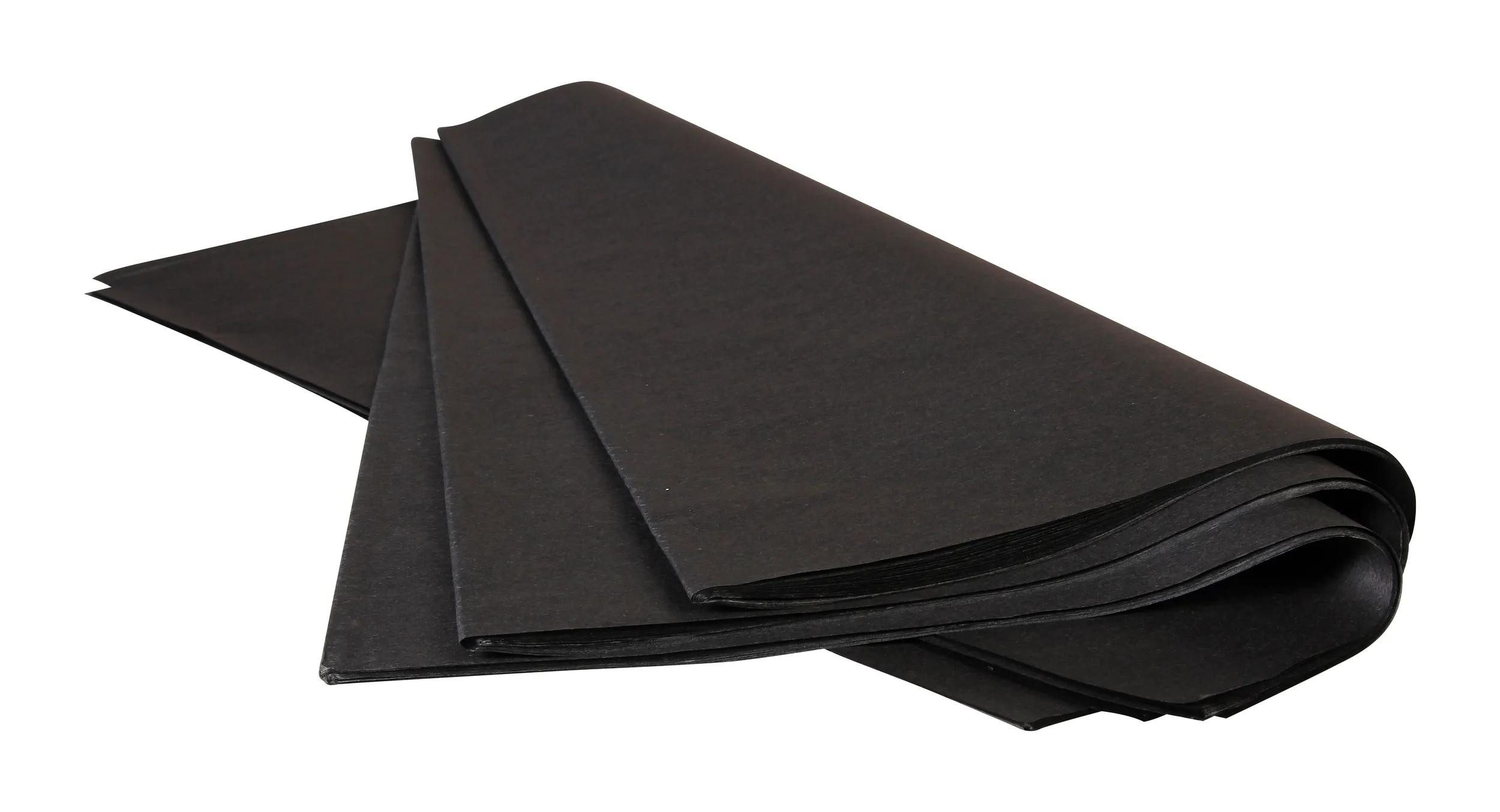 CLAIREFONTAINE Seidenpapier Ries, 480 Bogen Seidenpapier 75x50cm - Schwarz 393629C, Geschenkpapiere und Verpackung