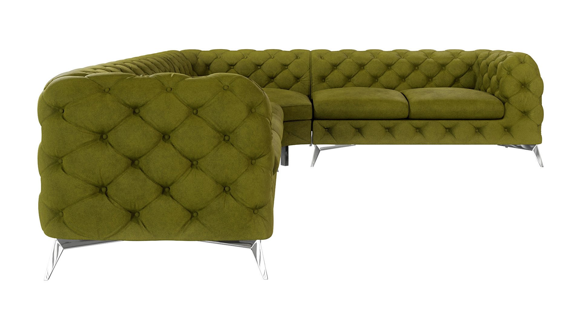 S-Style Möbel Ecksofa Kalina, Chesterfield mit günstig online kaufen