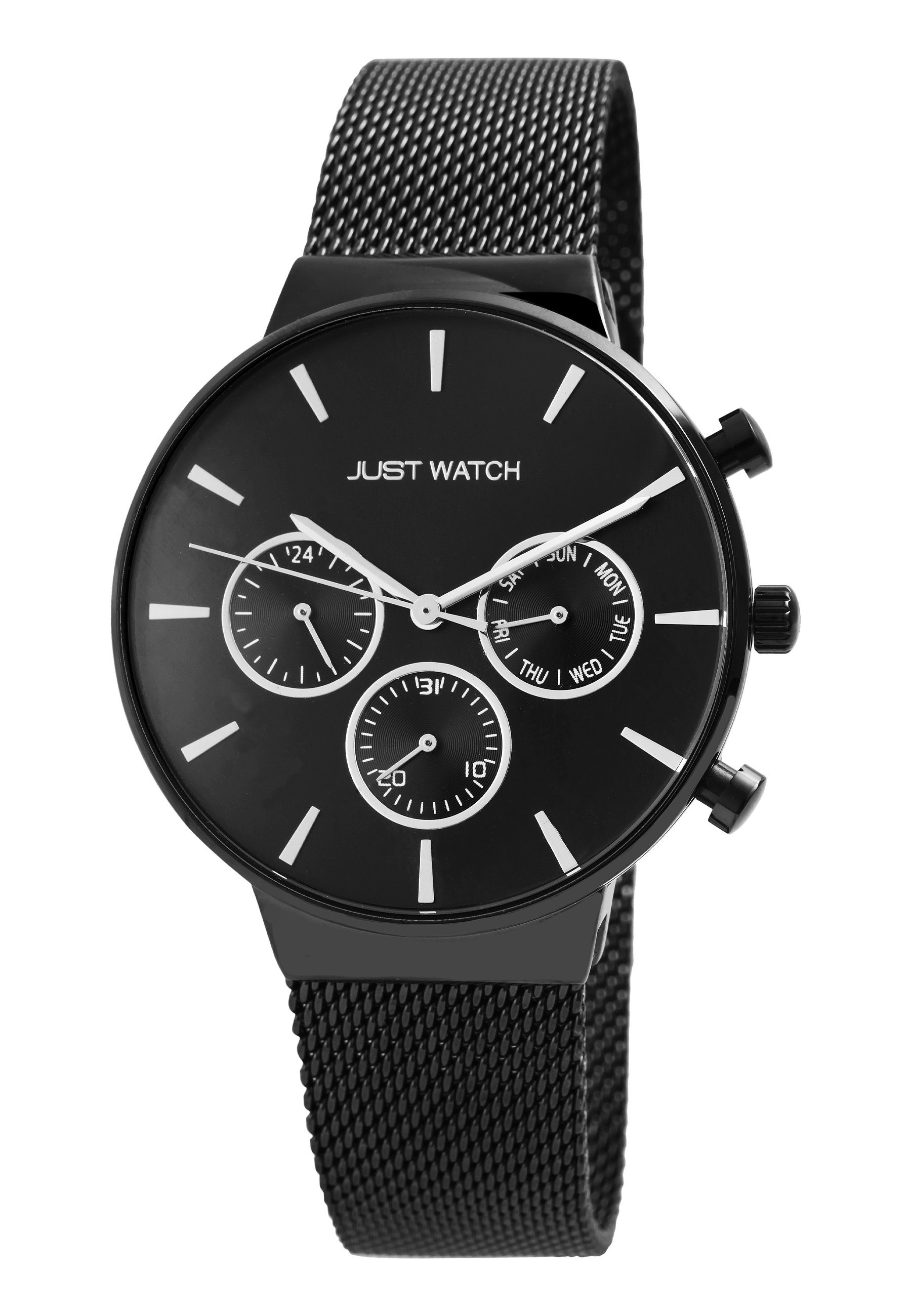 Schwarz Watch Quarzuhr Just Jaxon