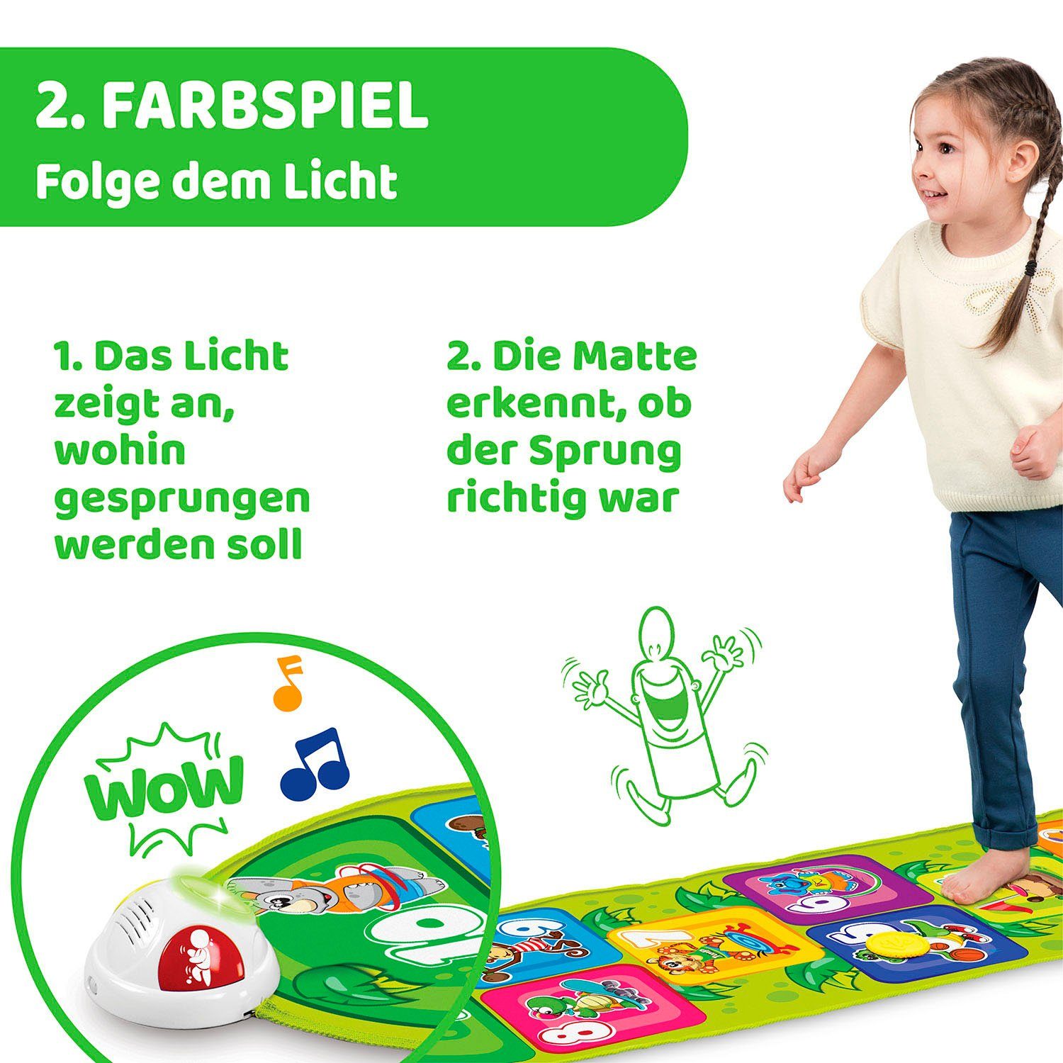 Chicco Play Mat Electronic Jumping Mat, with Light and Sound