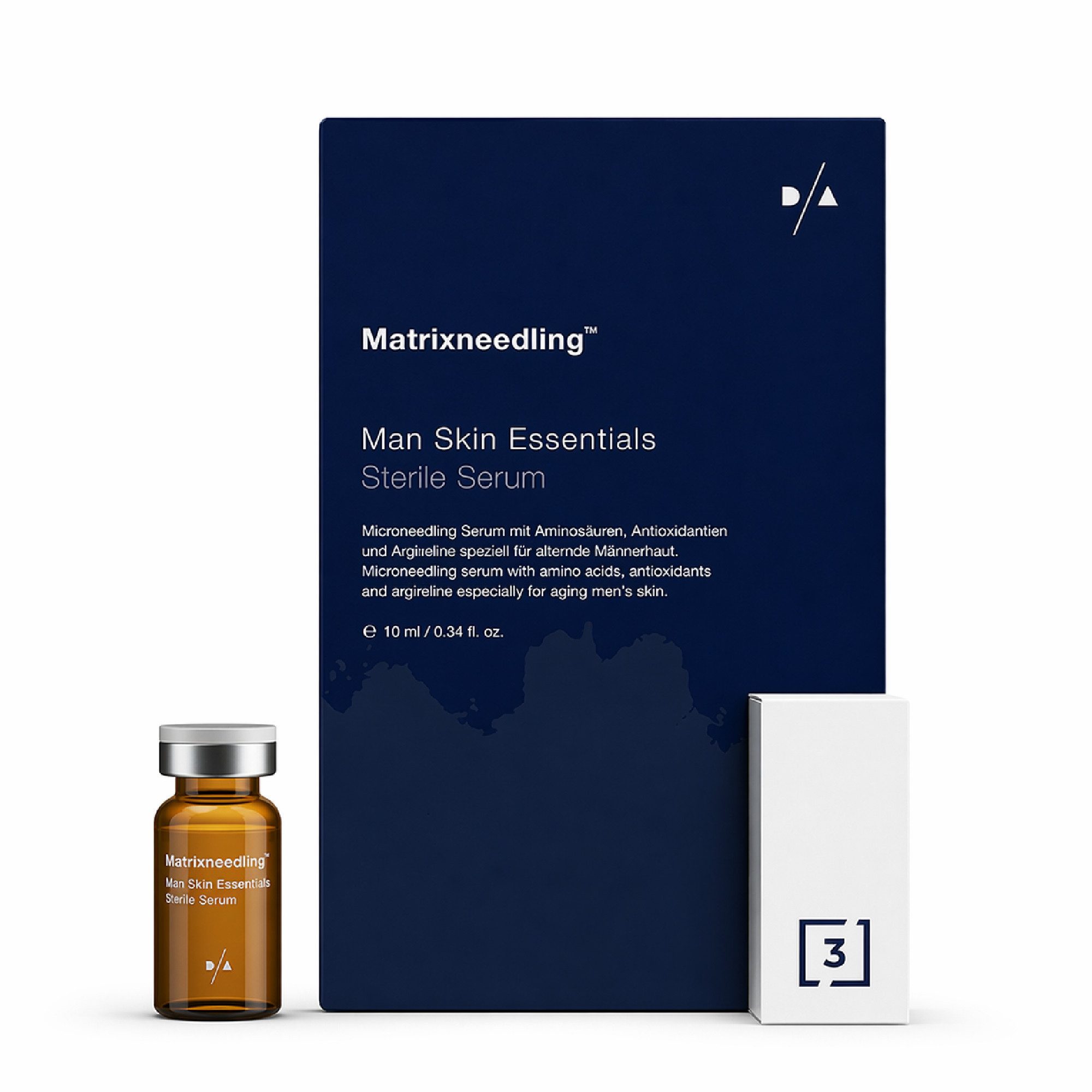 Matrixneedling™ Gesichtsserum Matrixneedling™ Man Skin Essentials Serum Hyaluron Argireline Männer