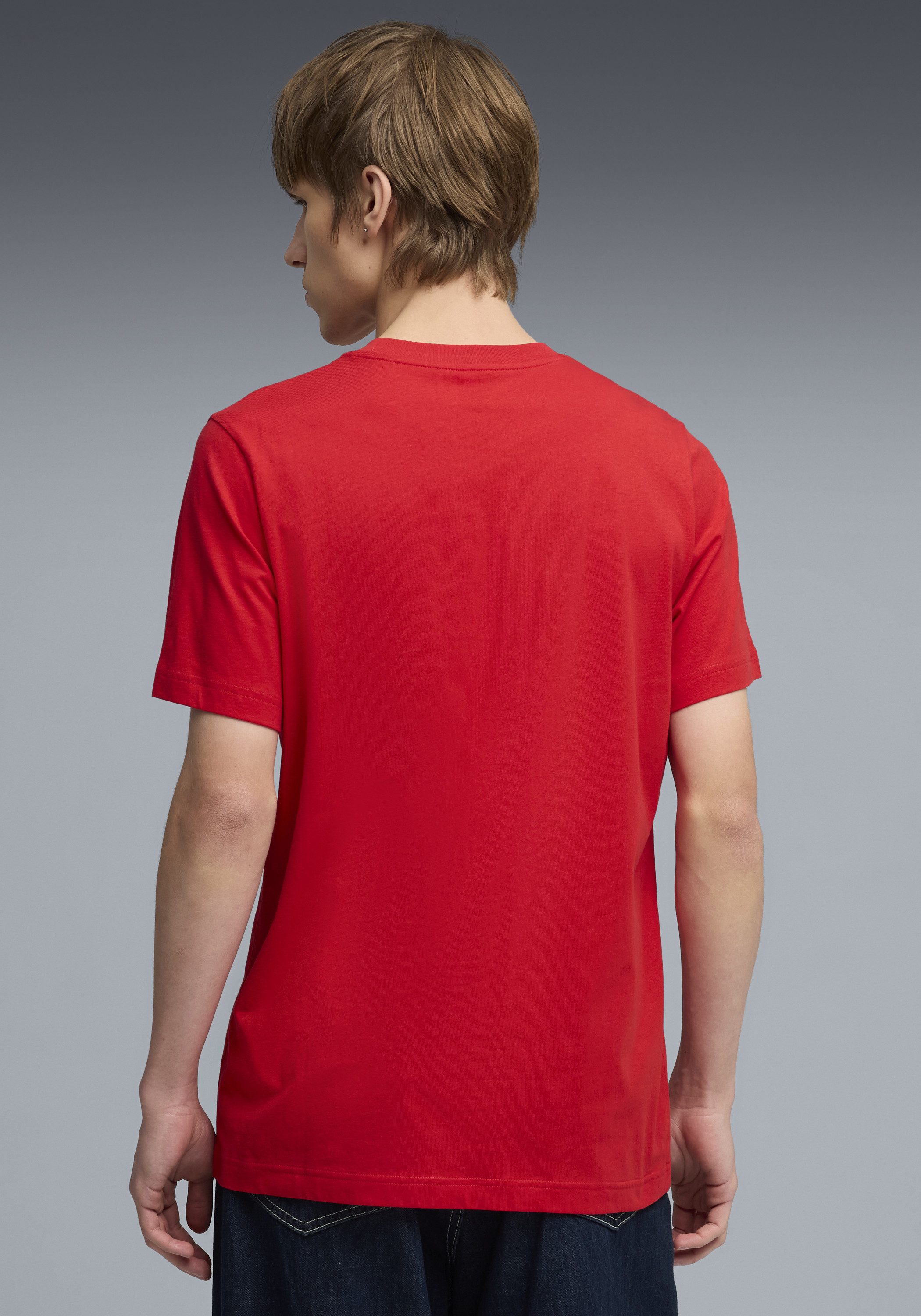 PUMA T-Shirt GRAPHICS 2 COLOR SMALL NO 1 LOGO TEE mit Rundhalsausschnitt, mit Kurzarm, mit Print-Applikation