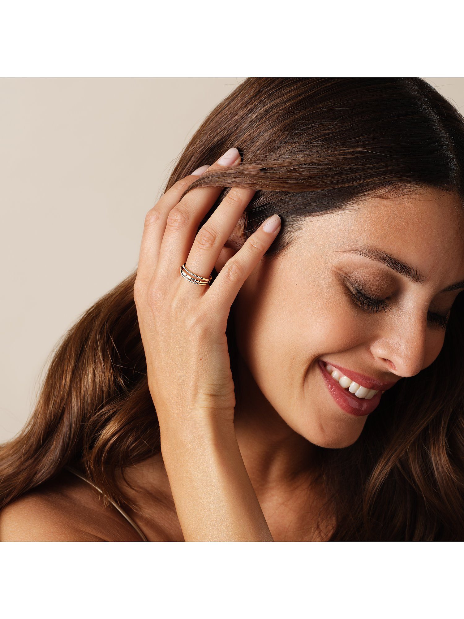 CHRIST Diamantring CHRIST Damen-Damenring 585er Gelbgold 2 Diamant günstig online kaufen