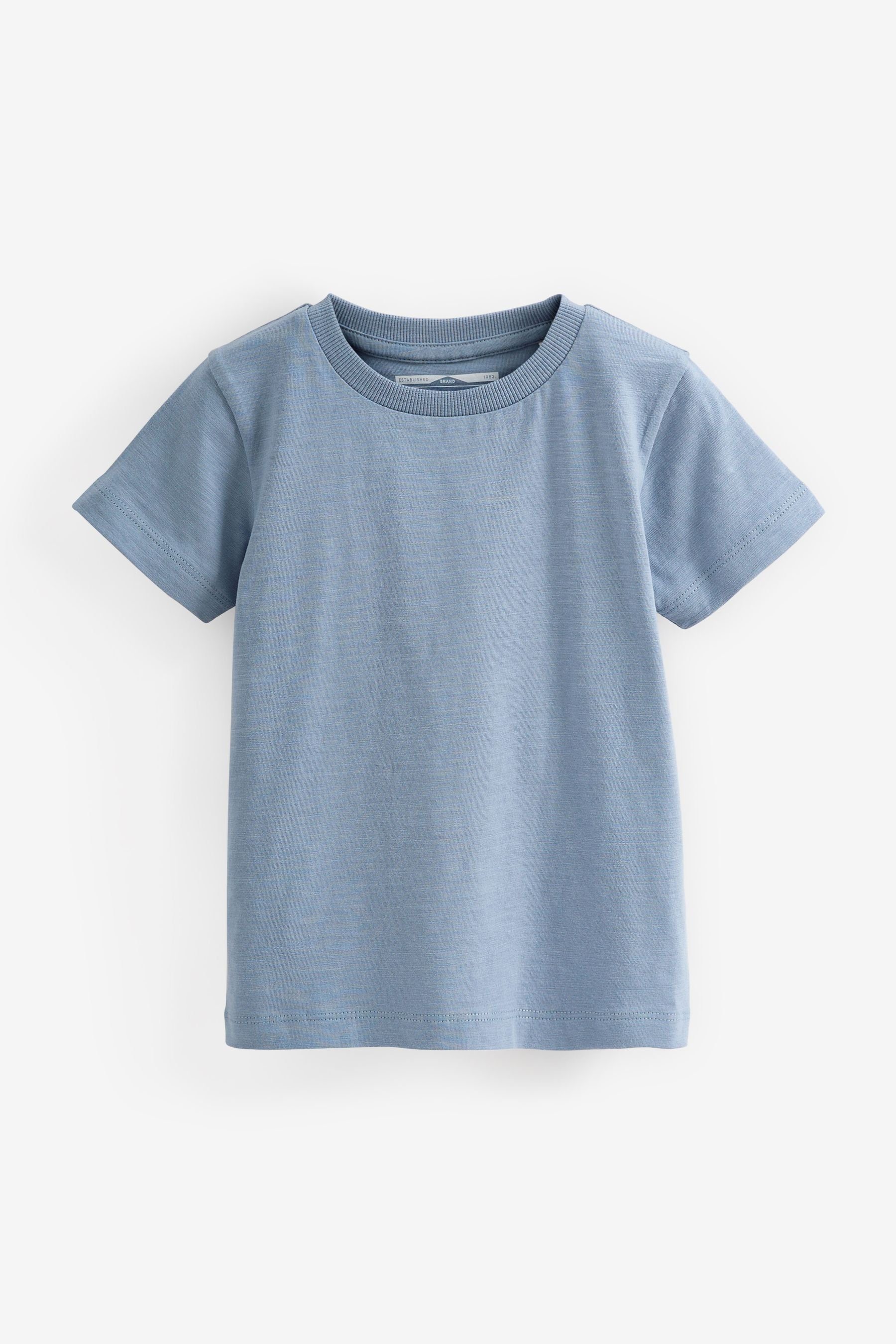 T-Shirt T-Shirts Kurzärmelige Figurenmotiv, (3-tlg) 3er-Pack Next mit Blue/Orange Dinosaur