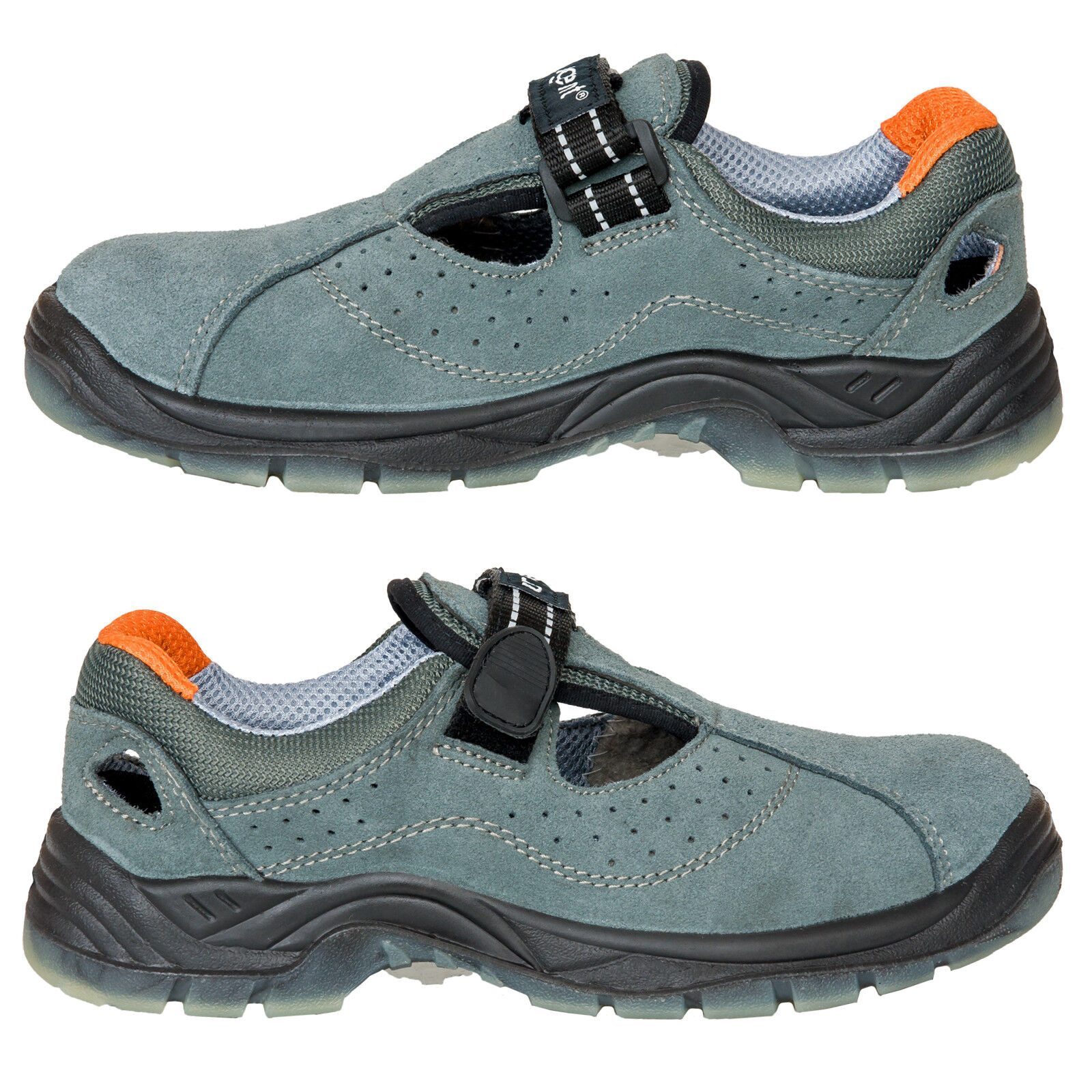 Urgent Arbeitssandale Sicherheitssandale Sandale Schutzschuhe mit Stahlkappe Arbeitsschuh