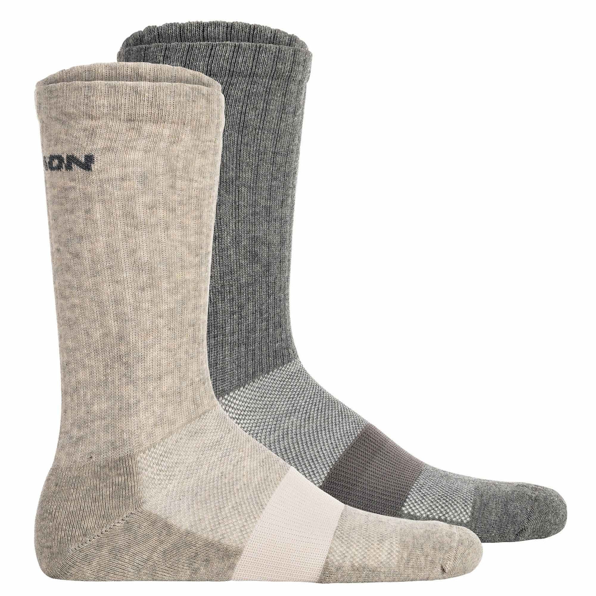Salomon Sportsocken Unisex Socken 2er Pack Baumwolle EVASION CREW 2P (Packu günstig online kaufen