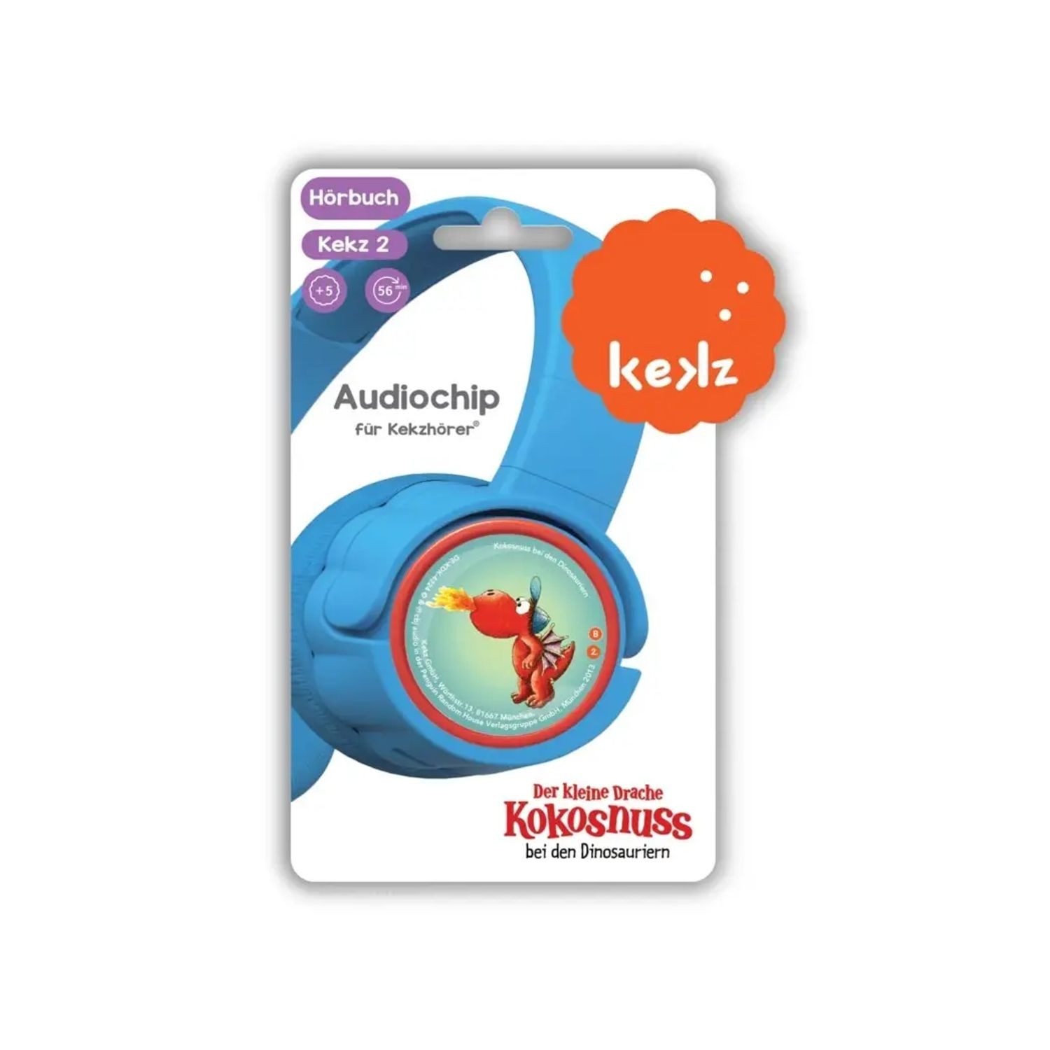 Kekz Hörspiel Der kl.Drache Kokosnuss bei den Dinosauriern(Kekz),1 Audio-Chip