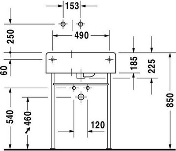 Duravit Einbauwaschbecken Duravit Universalbecken SCOLA m ÜL HLB 6