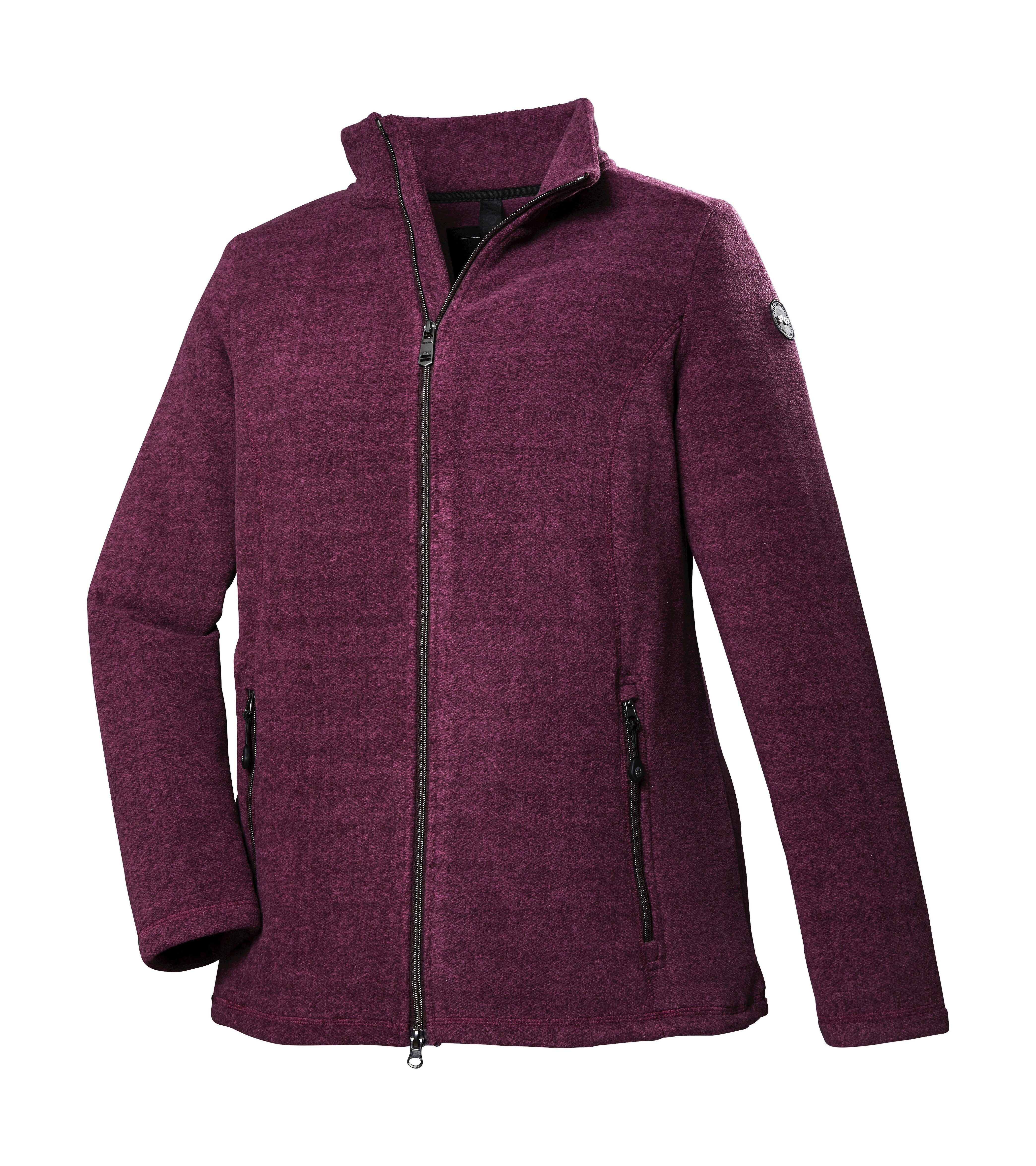 STOY Strickjacke STW 2 WMN KNT JCKT Vielseitige Damen Strickfleece-Jacke mit 2-Wege-Reißverschluss